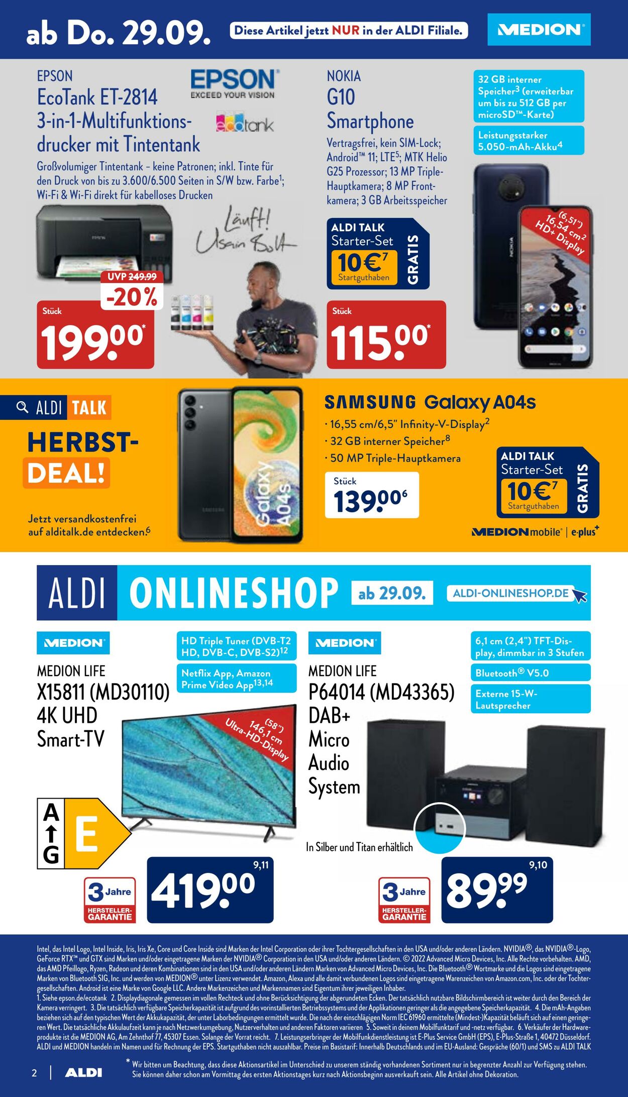 Prospekt Aldi-Nord 29.09.2022 - 14.10.2022