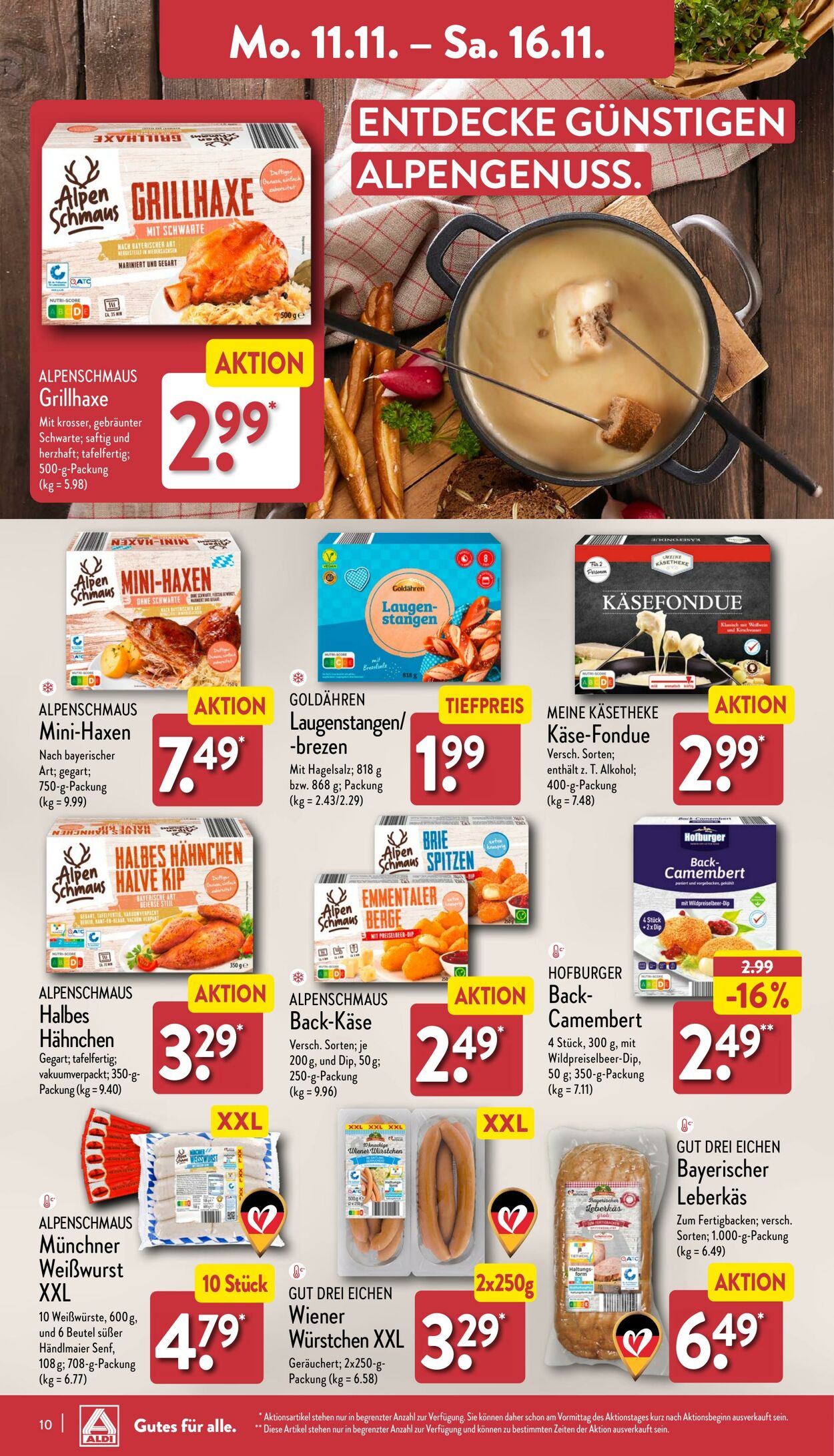 Prospekt Aldi-Nord 11.11.2024 - 18.11.2024