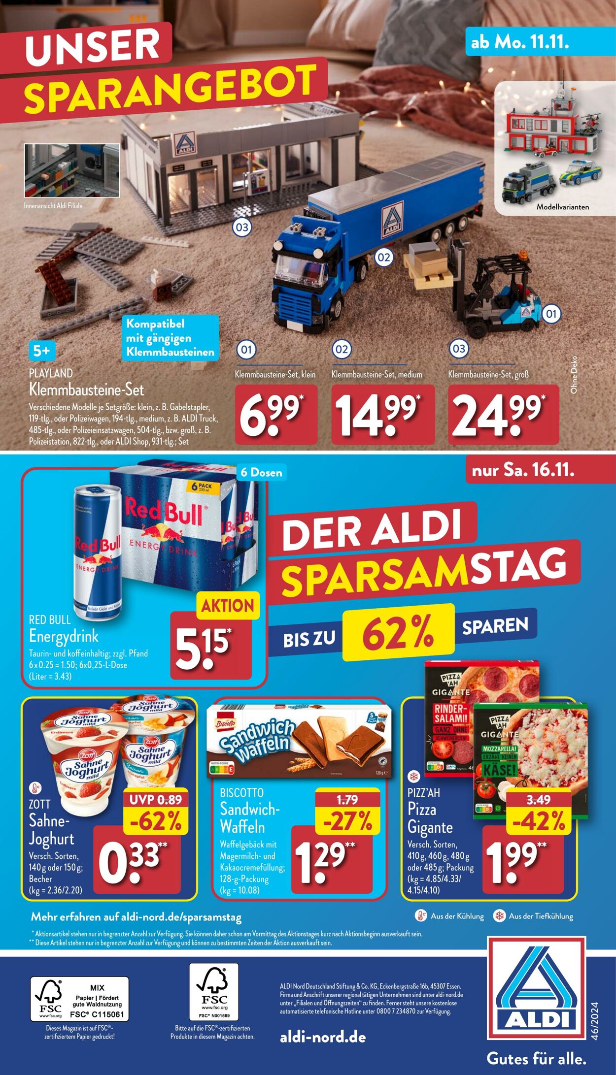 Prospekt Aldi-Nord 11.11.2024 - 18.11.2024