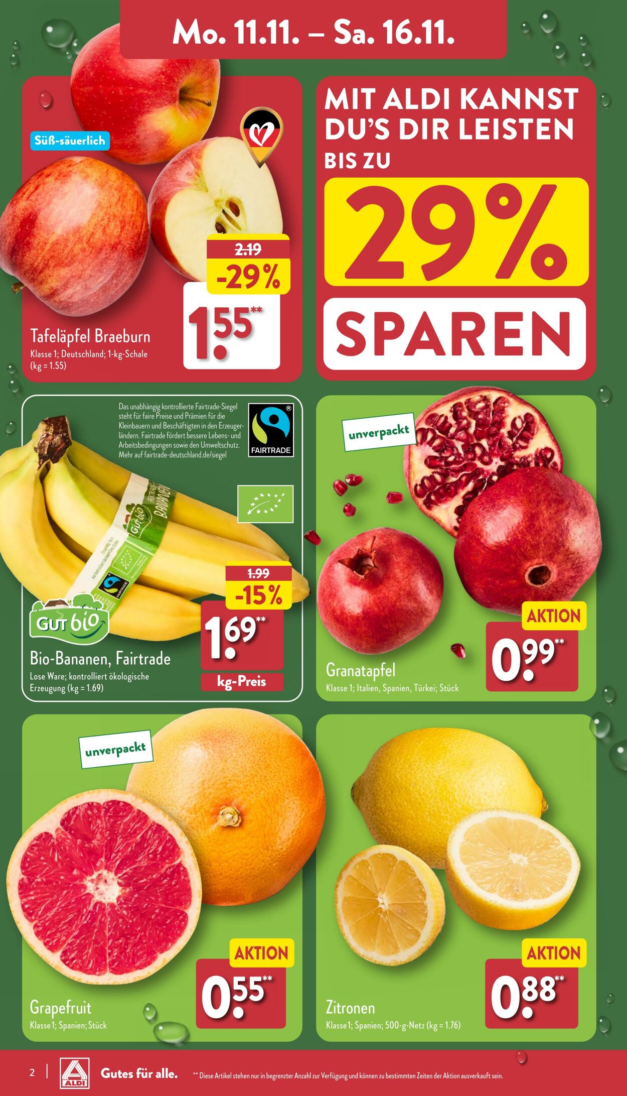 Prospekt Aldi-Nord 11.11.2024 - 18.11.2024