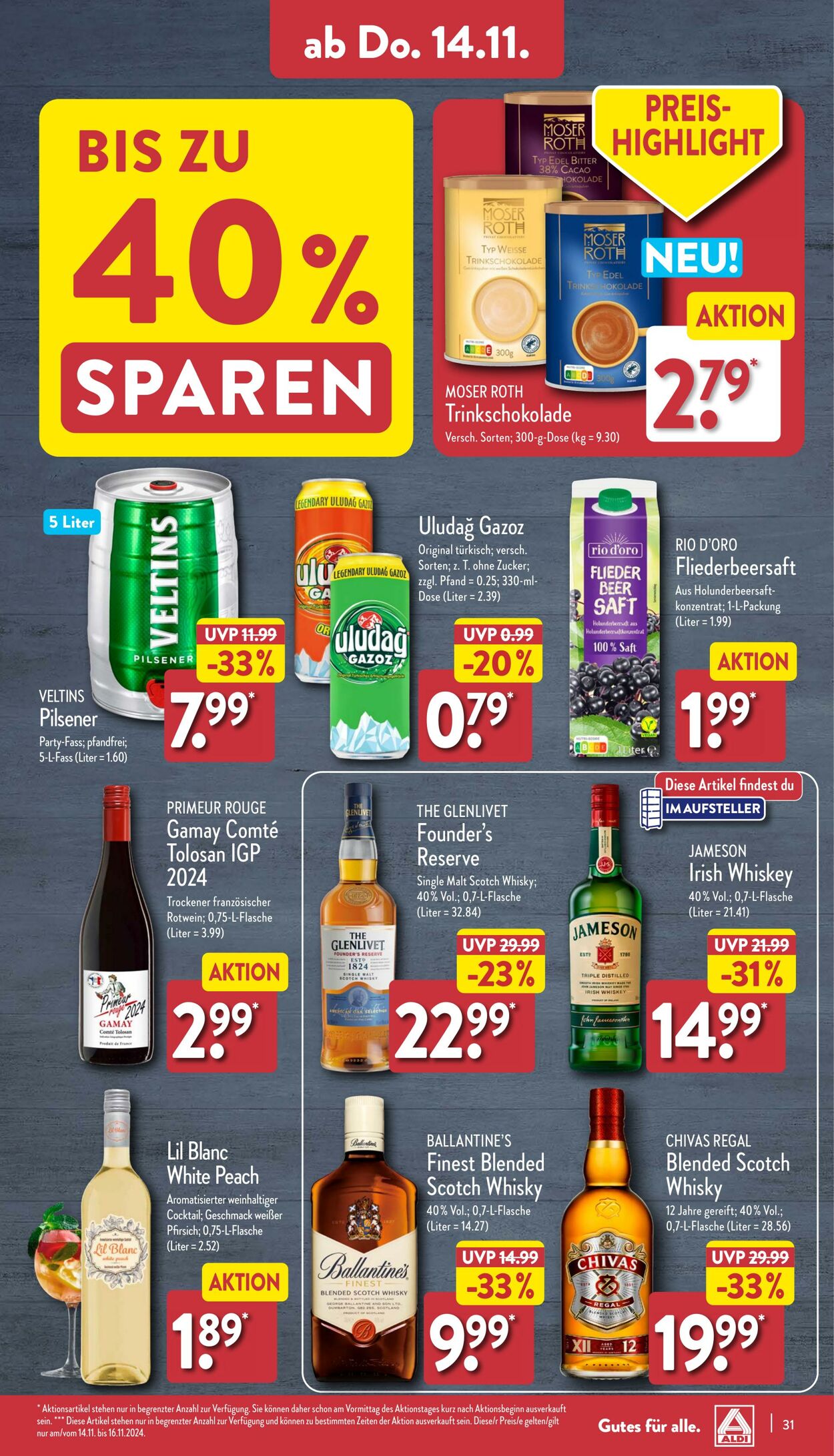 Prospekt Aldi-Nord 11.11.2024 - 18.11.2024