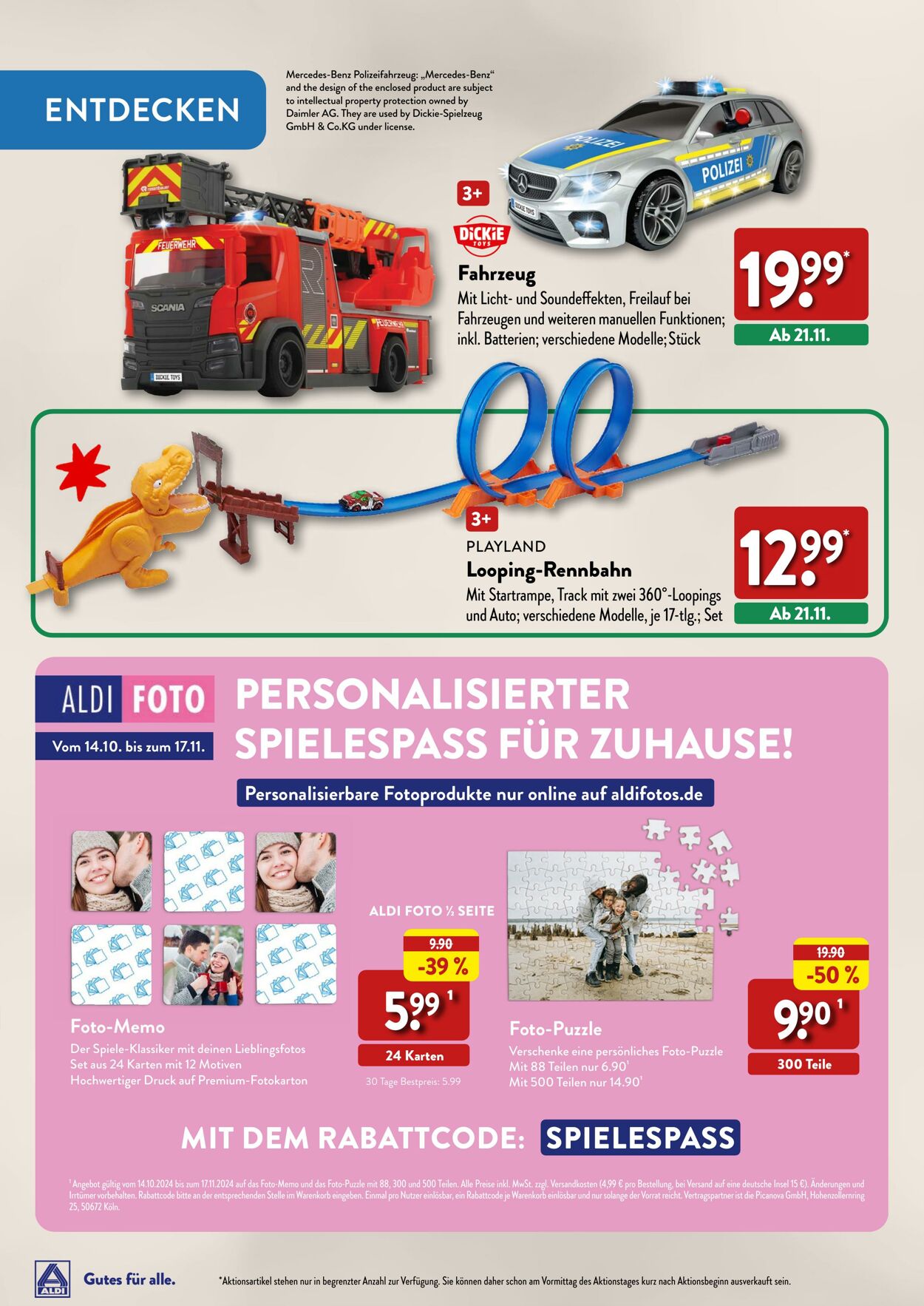 Prospekt Aldi-Nord 21.10.2024 - 16.12.2024