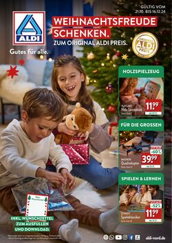 Prospekt Aldi-Nord 21.10.2024 - 16.12.2024