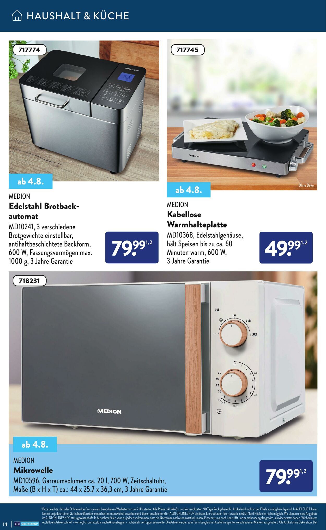 Prospekt Aldi-Nord 01.08.2022 - 21.08.2022