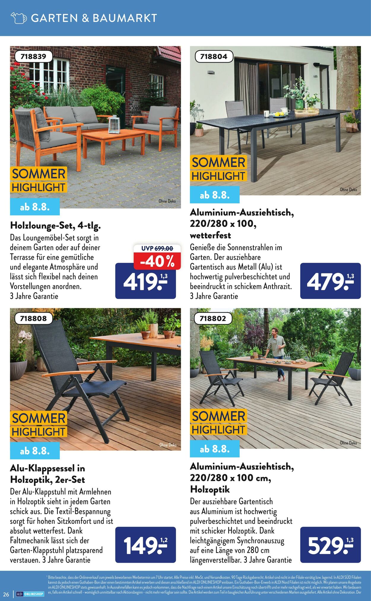 Prospekt Aldi-Nord 01.08.2022 - 21.08.2022