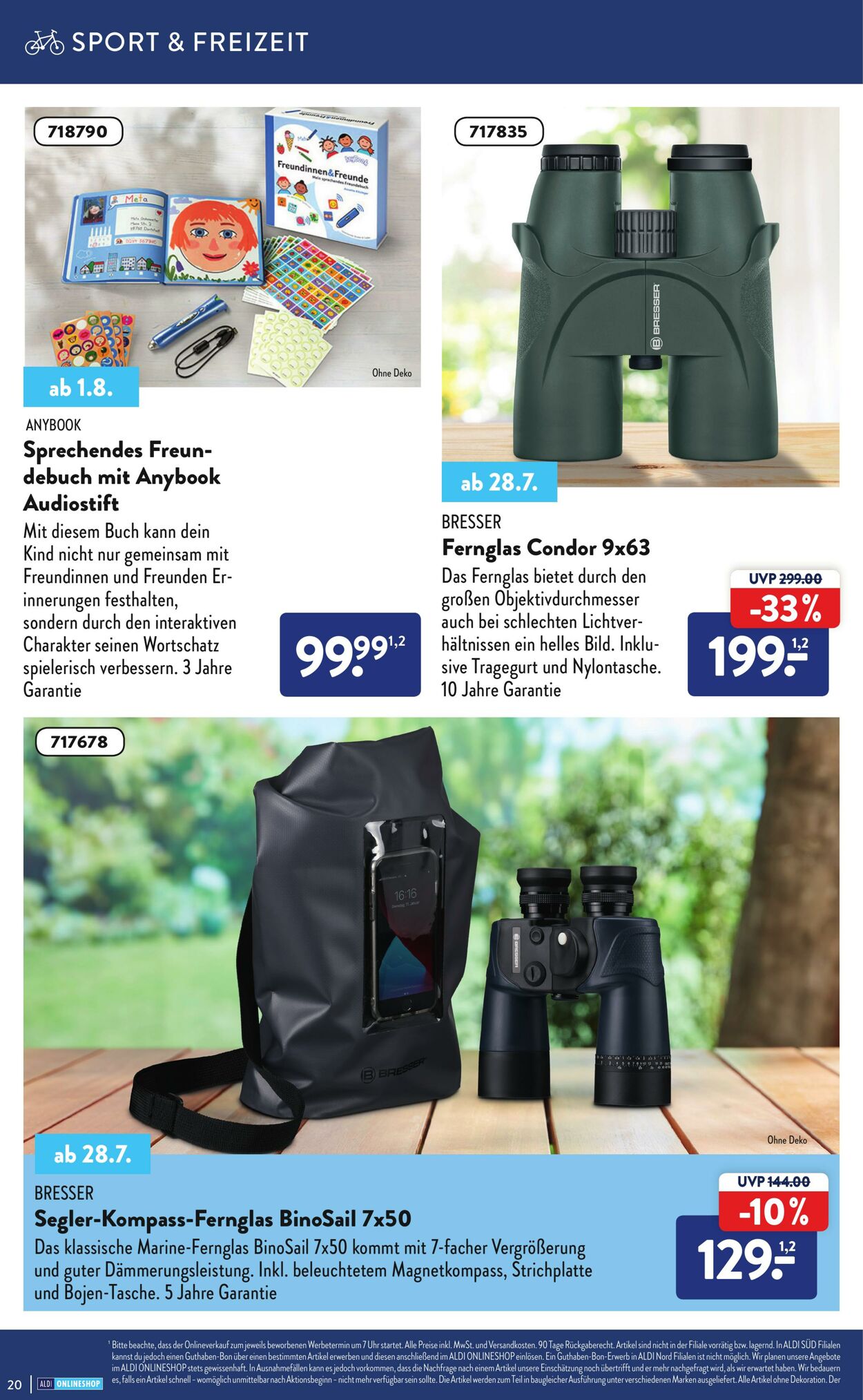 Prospekt ALDI SÜD 18.07.2022 - 31.07.2022