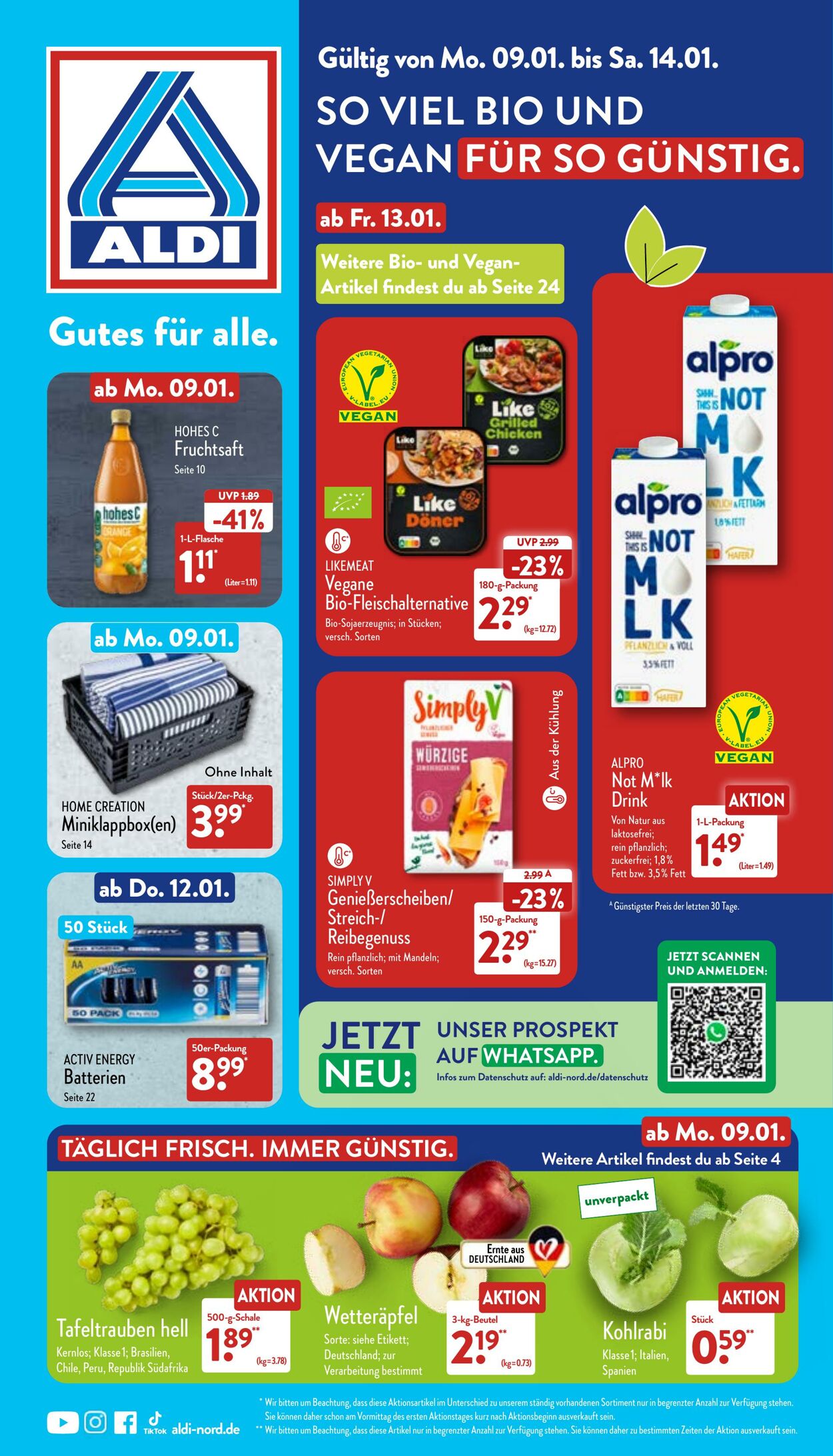 Prospekt Aldi-Nord 09.01.2023 - 14.01.2023