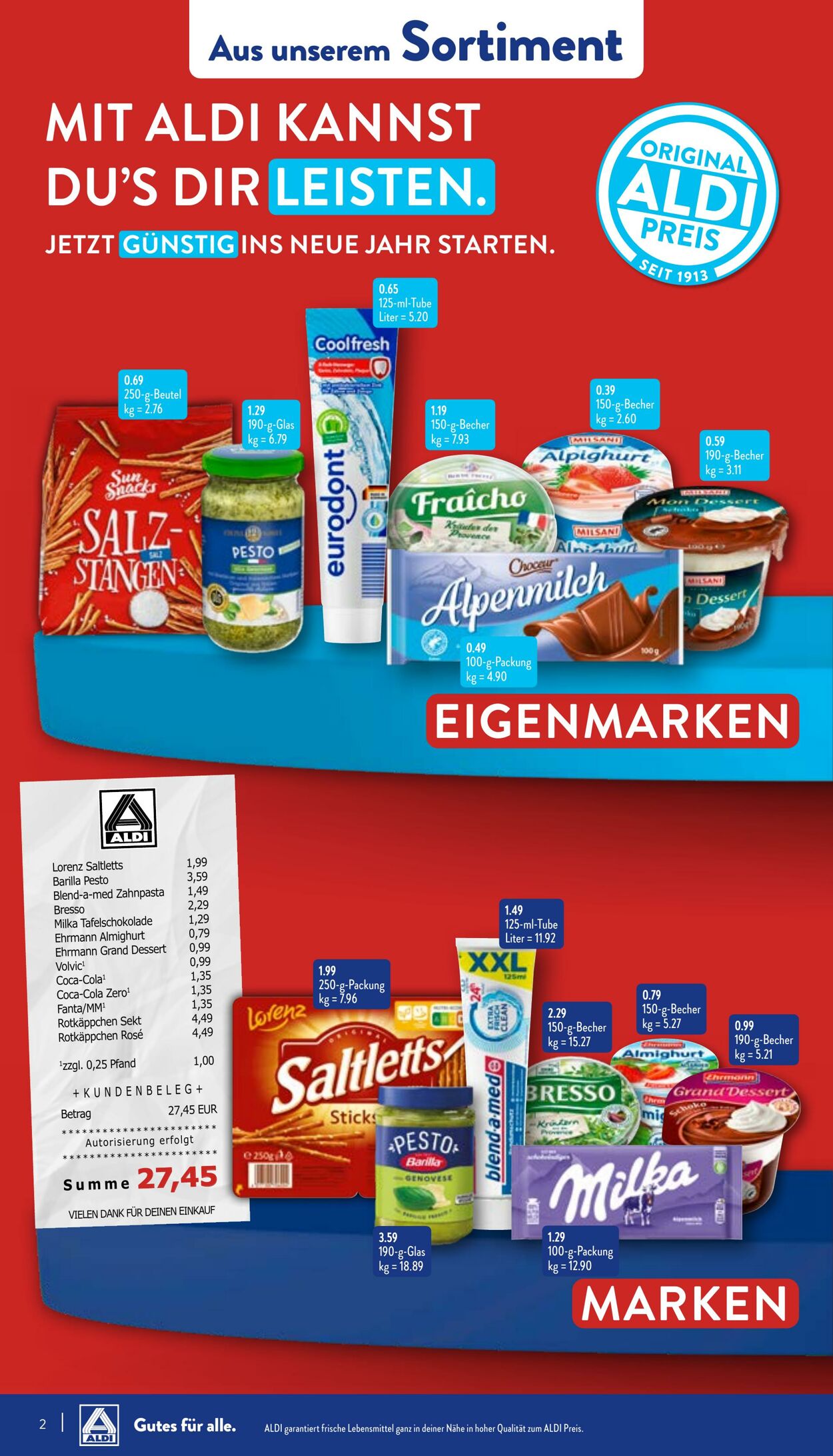 Prospekt Aldi-Nord 09.01.2023 - 14.01.2023