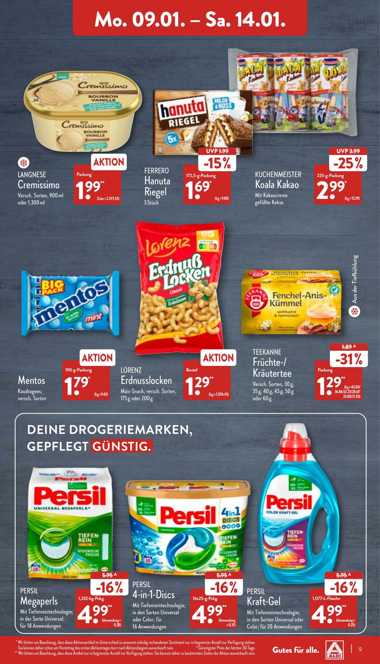 Prospekt Aldi-Nord 09.01.2023 - 14.01.2023