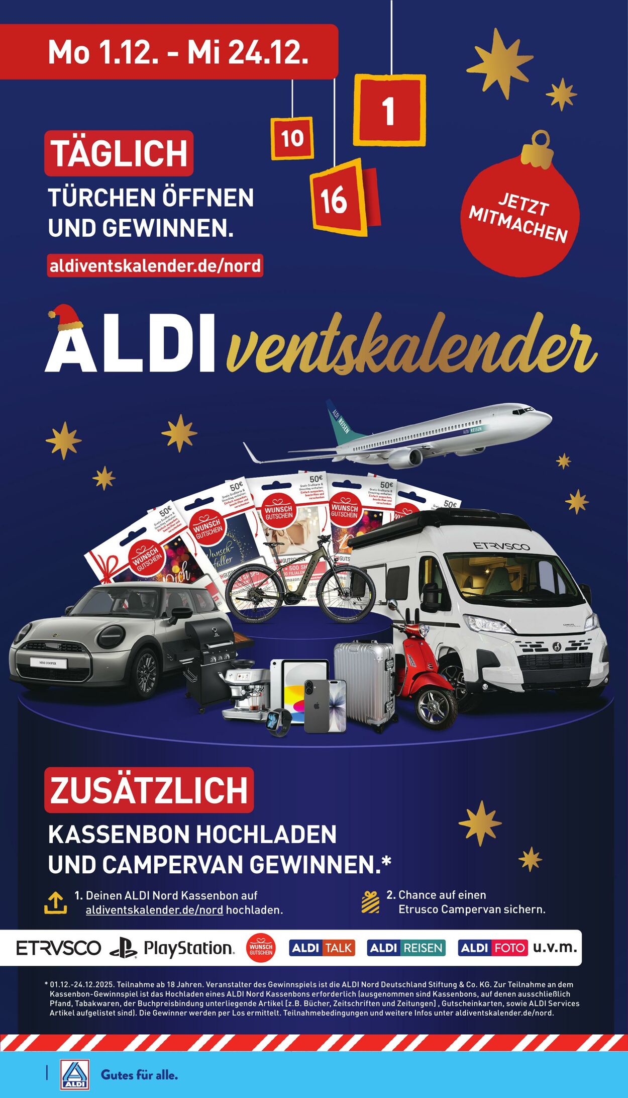 Prospekt Aldi-Nord 15.12.2025 - 20.12.2025