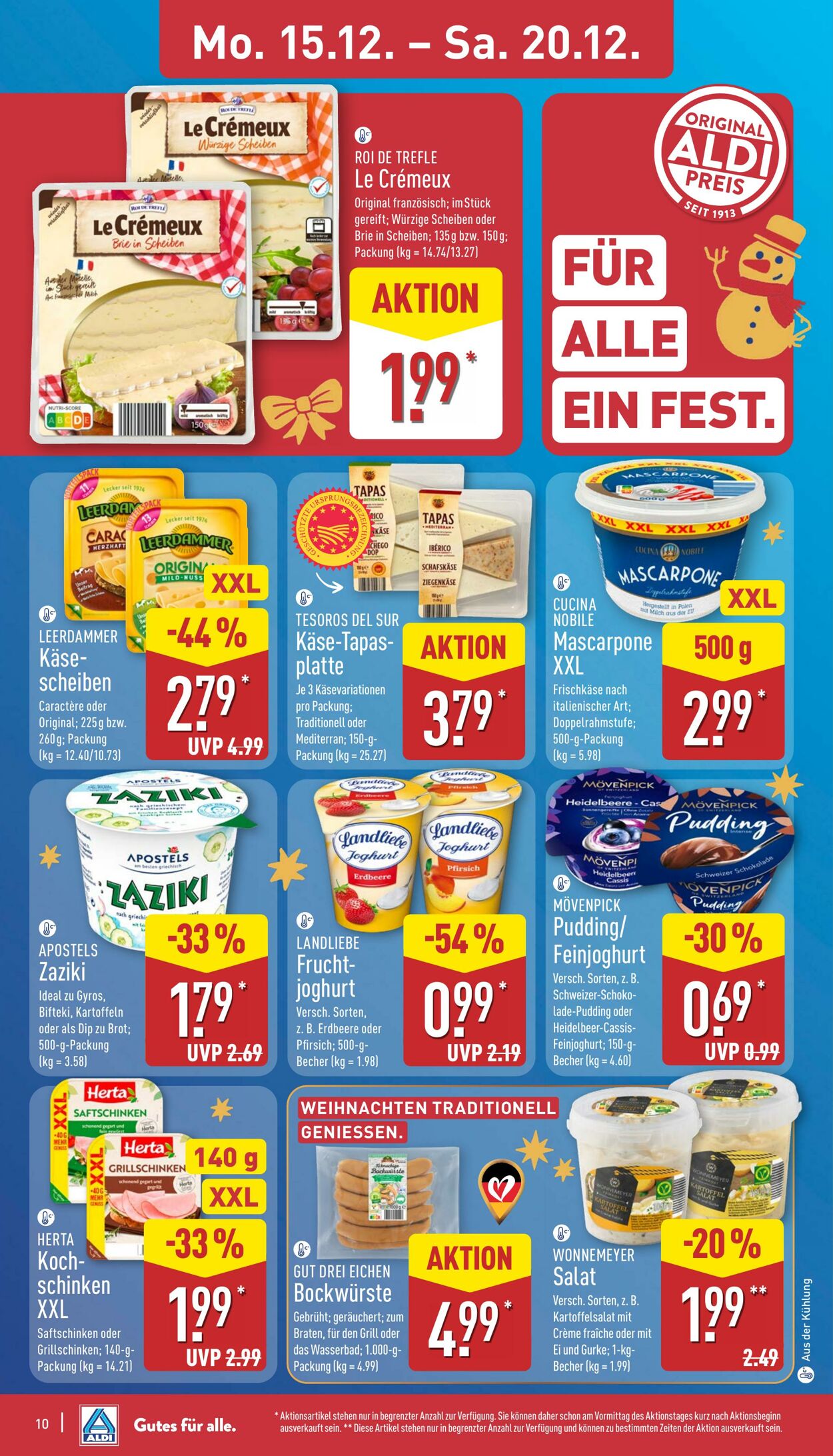 Prospekt Aldi-Nord 15.12.2025 - 20.12.2025