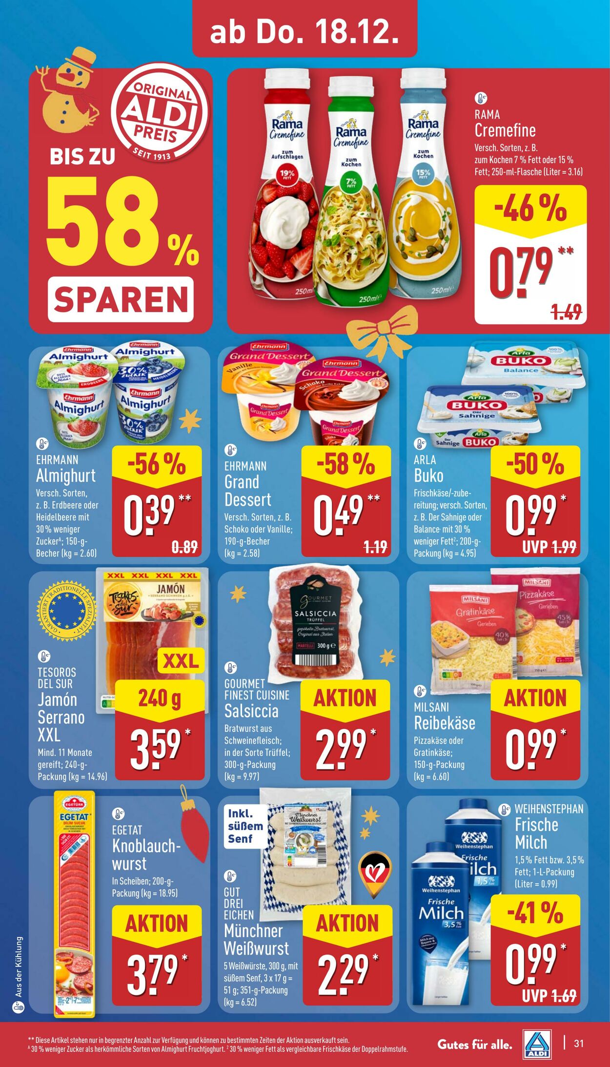 Prospekt Aldi-Nord 15.12.2025 - 20.12.2025