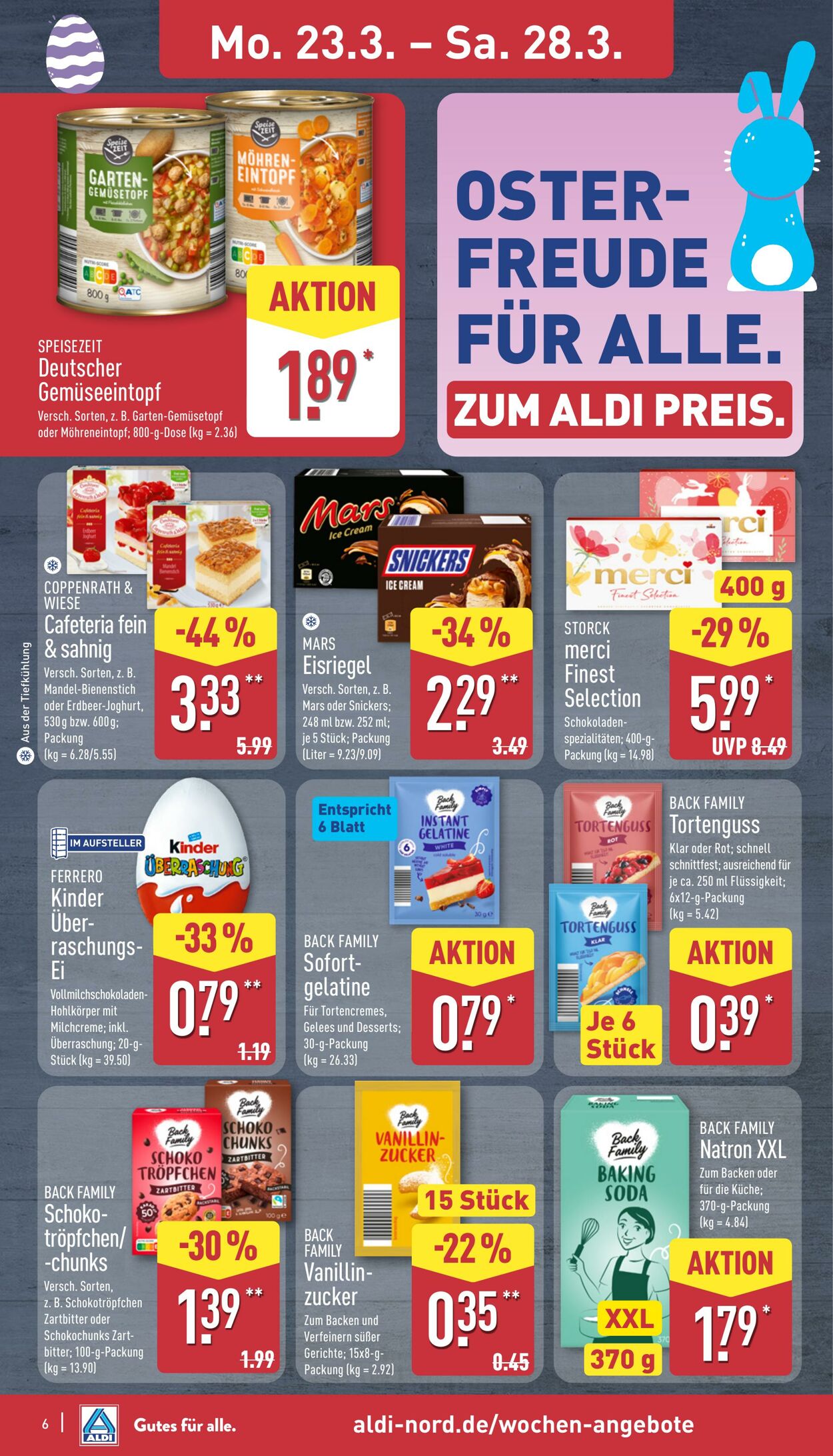 Prospekt Aldi-Nord 16.03.2026 - 21.03.2026