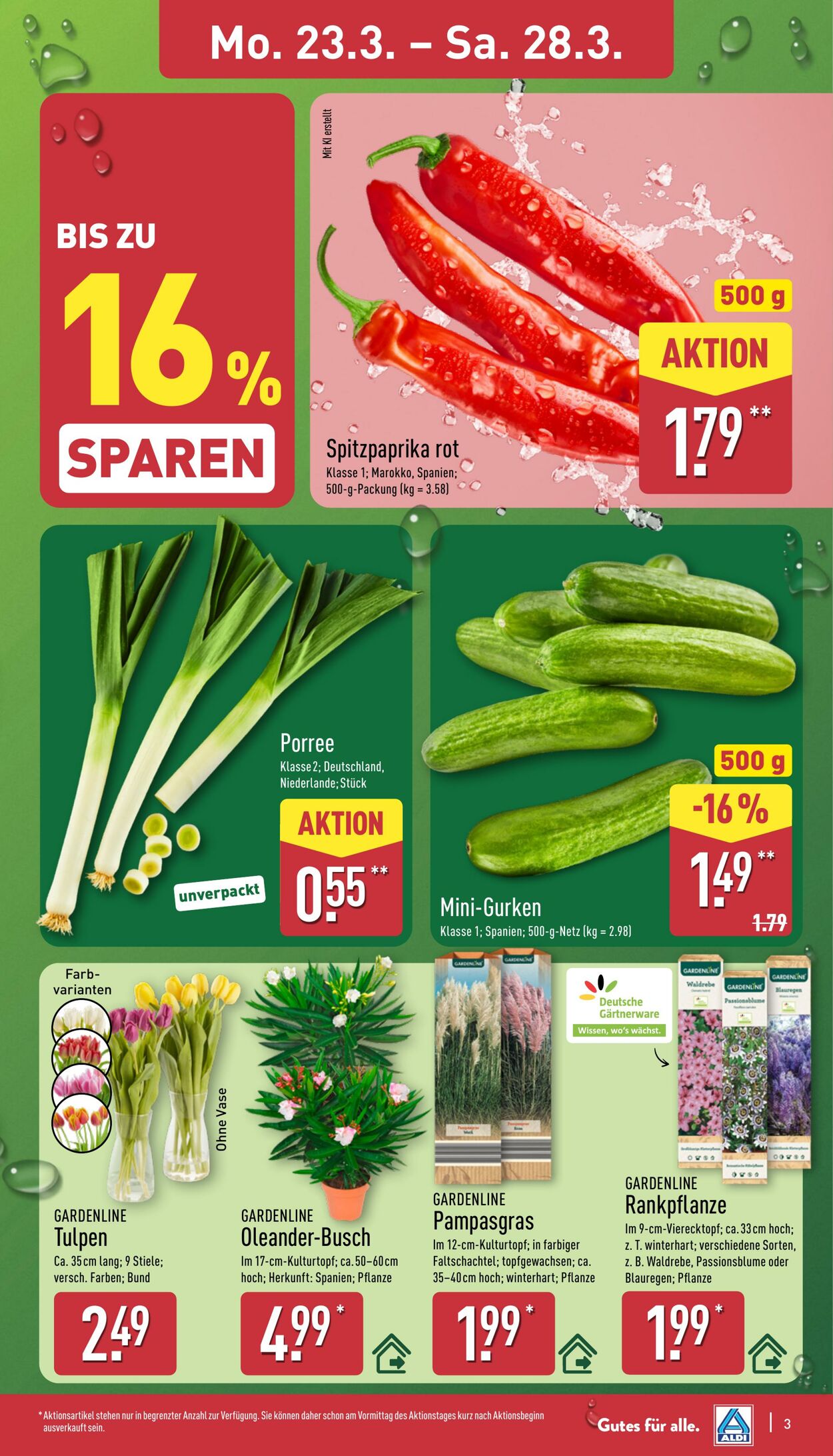Prospekt Aldi-Nord 16.03.2026 - 21.03.2026