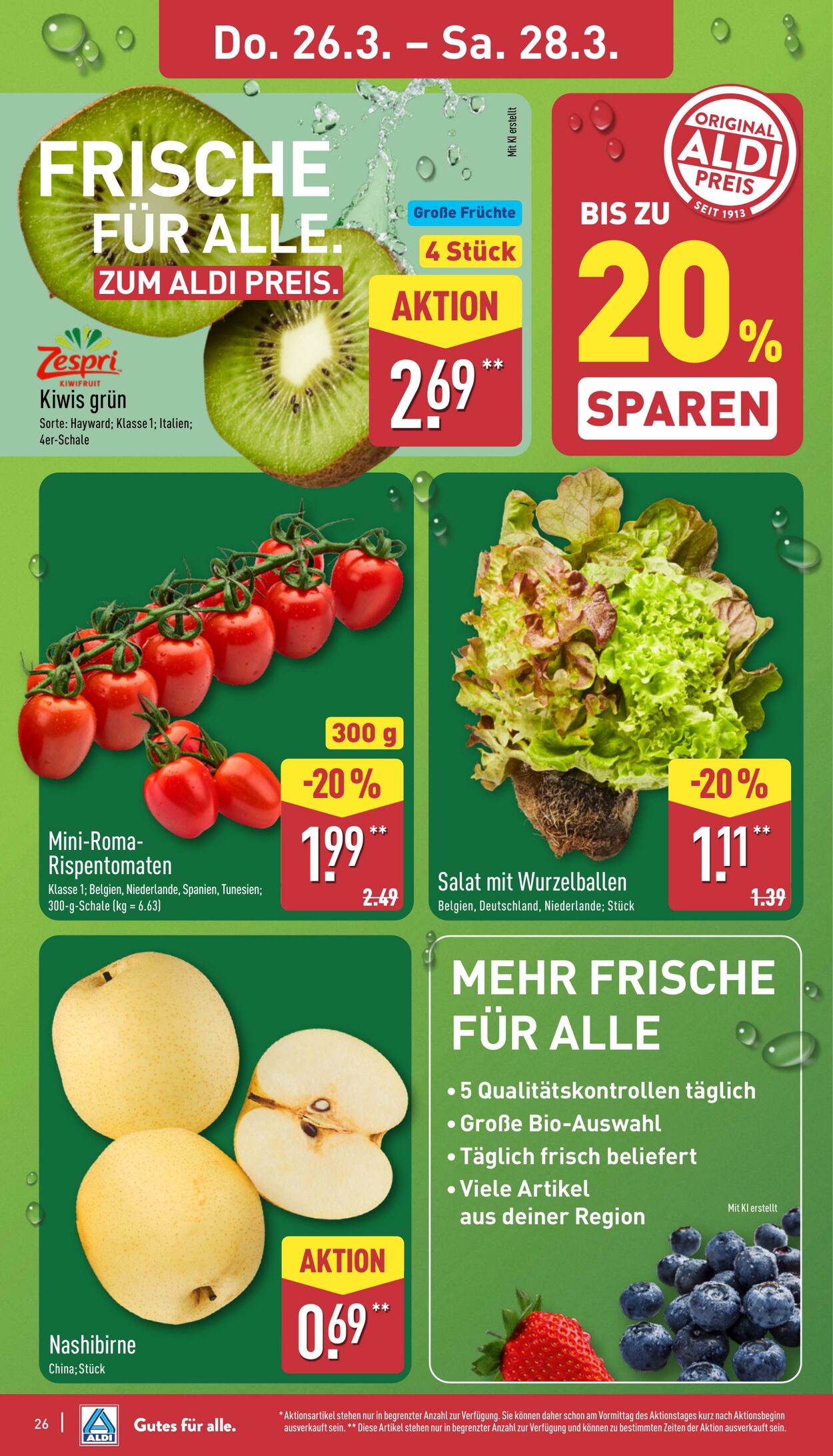 Prospekt Aldi-Nord 16.03.2026 - 21.03.2026