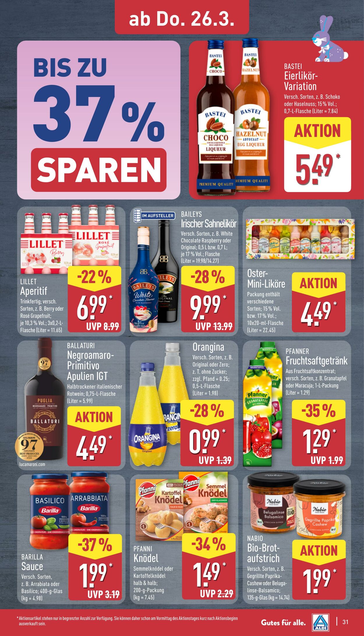 Prospekt Aldi-Nord 16.03.2026 - 21.03.2026