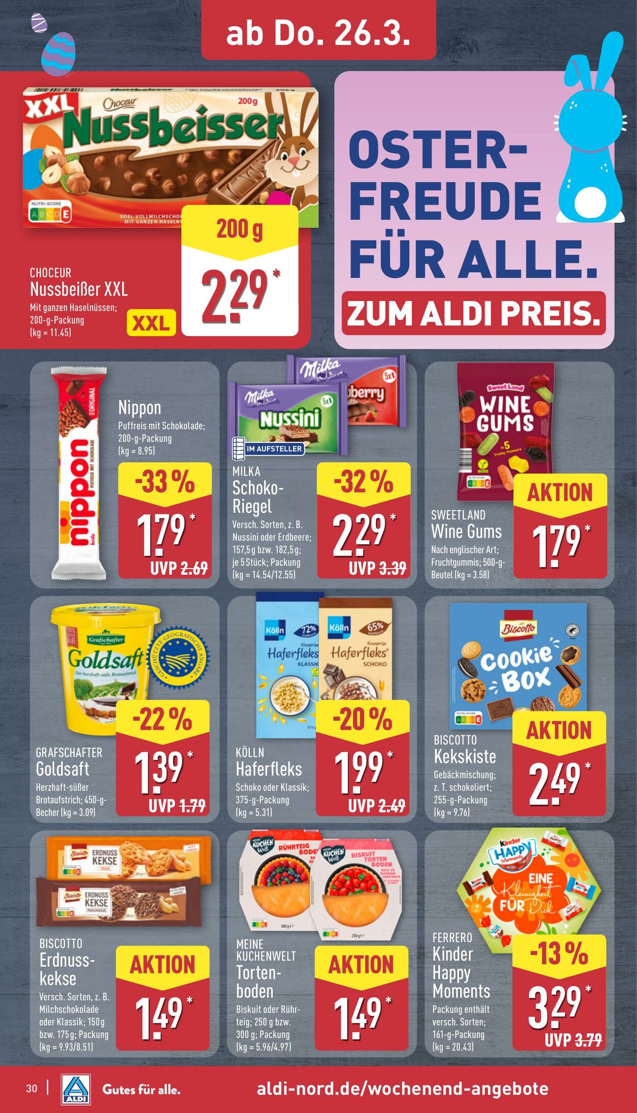 Prospekt Aldi-Nord 16.03.2026 - 21.03.2026