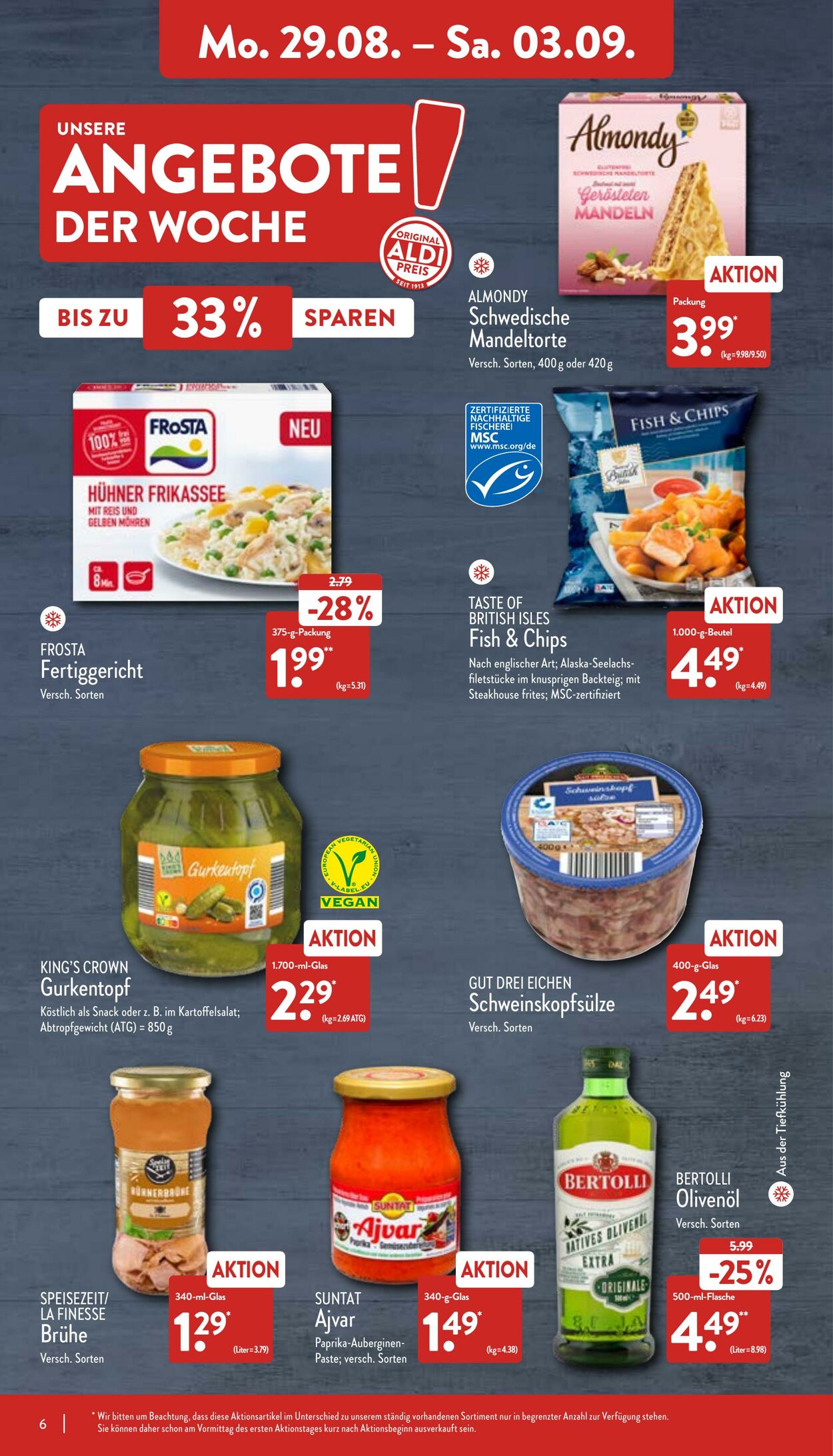 Prospekt Aldi-Nord 29.08.2022 - 03.09.2022