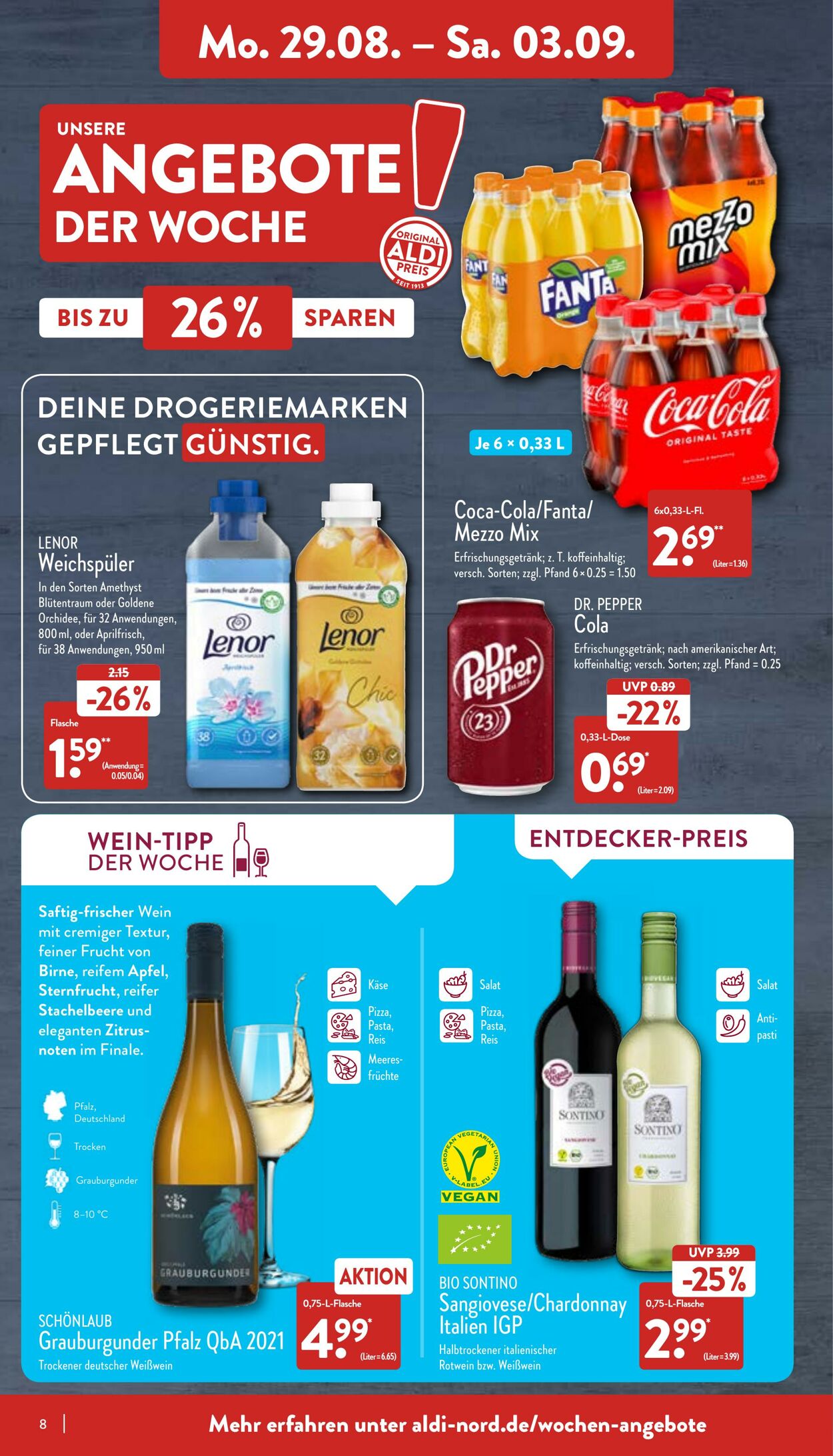 Prospekt Aldi-Nord 29.08.2022 - 03.09.2022