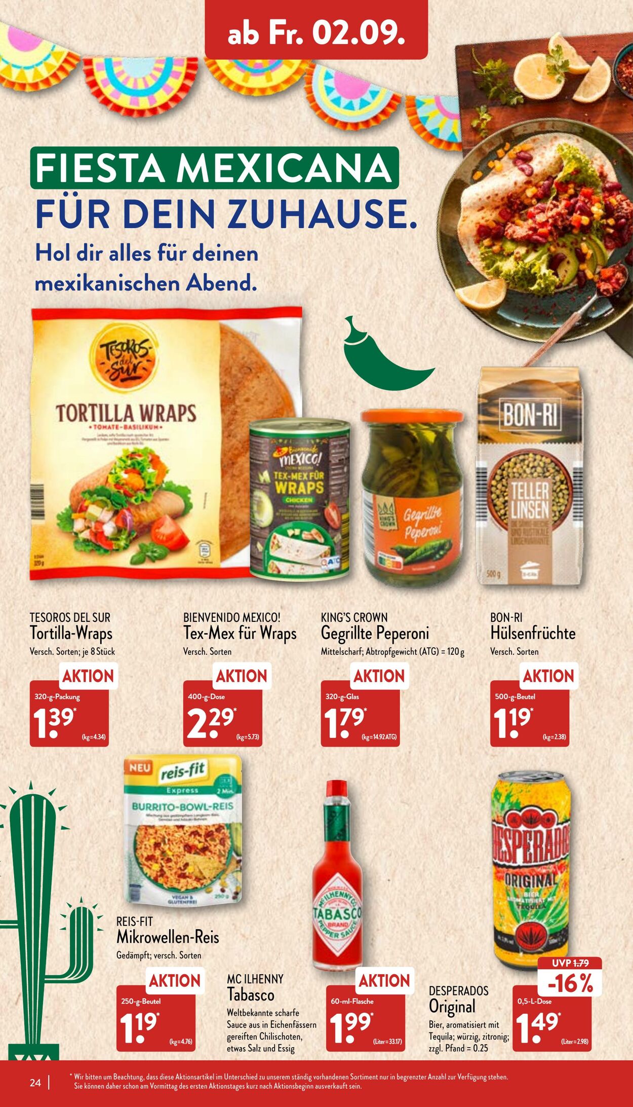 Prospekt Aldi-Nord 29.08.2022 - 03.09.2022