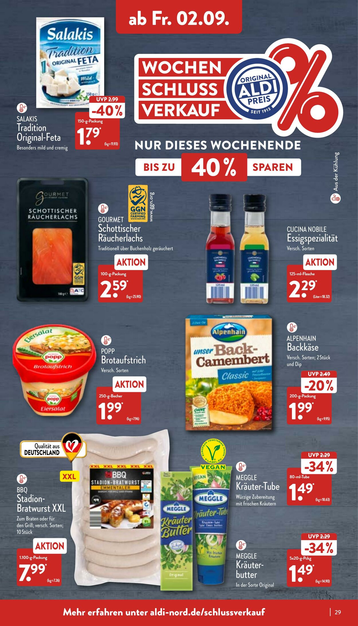 Prospekt Aldi-Nord 29.08.2022 - 03.09.2022