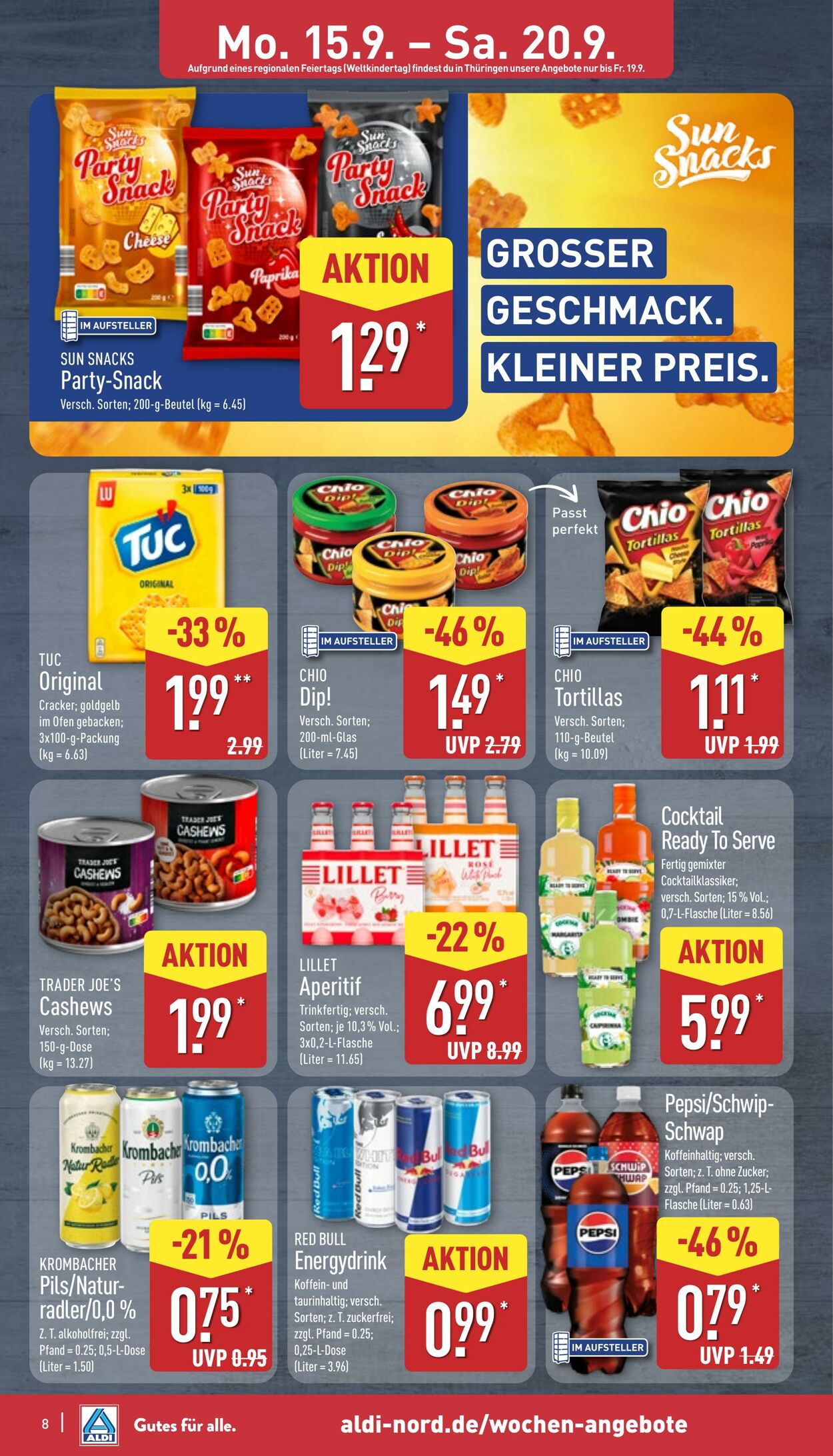 Prospekt Aldi-Nord 15.09.2025 - 20.09.2025