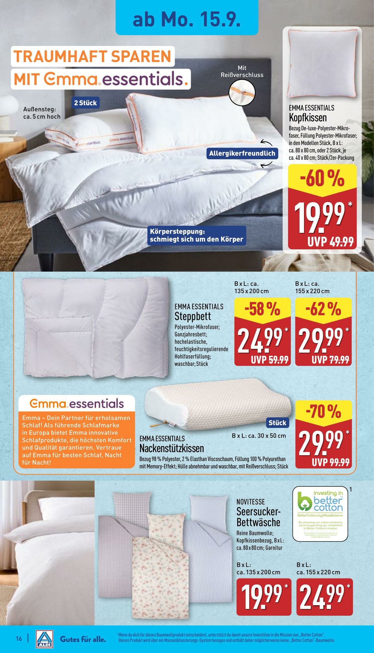 Prospekt Aldi-Nord 15.09.2025 - 20.09.2025