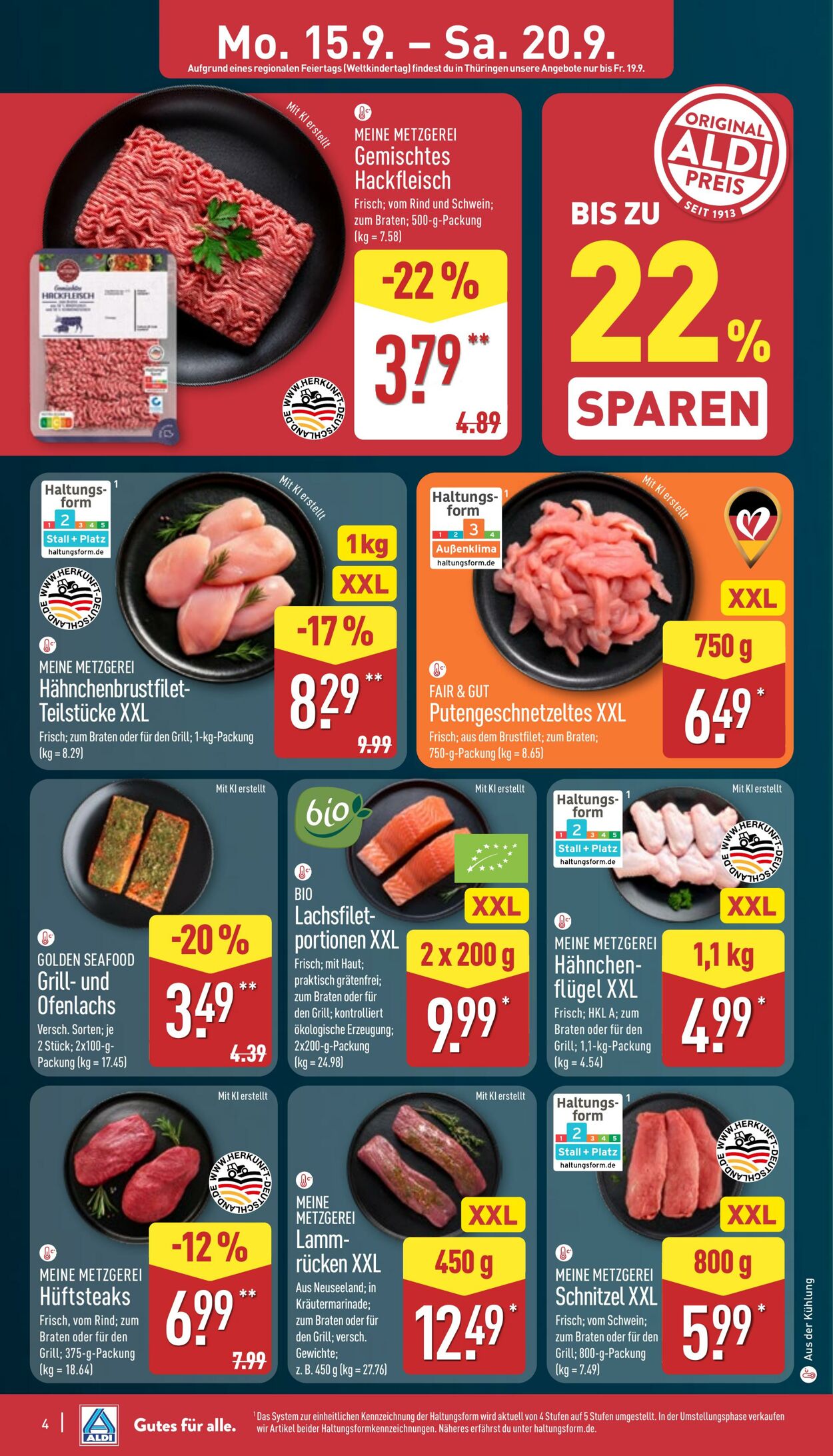 Prospekt Aldi-Nord 15.09.2025 - 20.09.2025