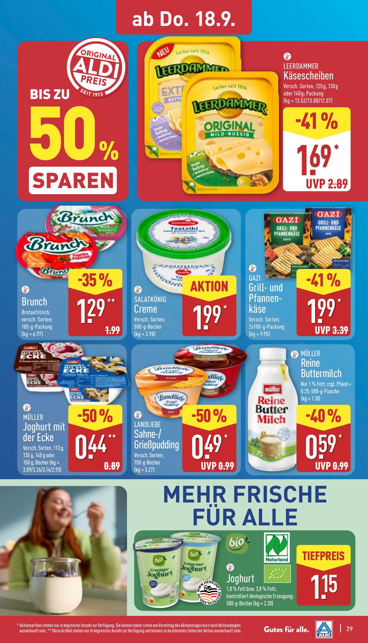 Prospekt Aldi-Nord 15.09.2025 - 20.09.2025