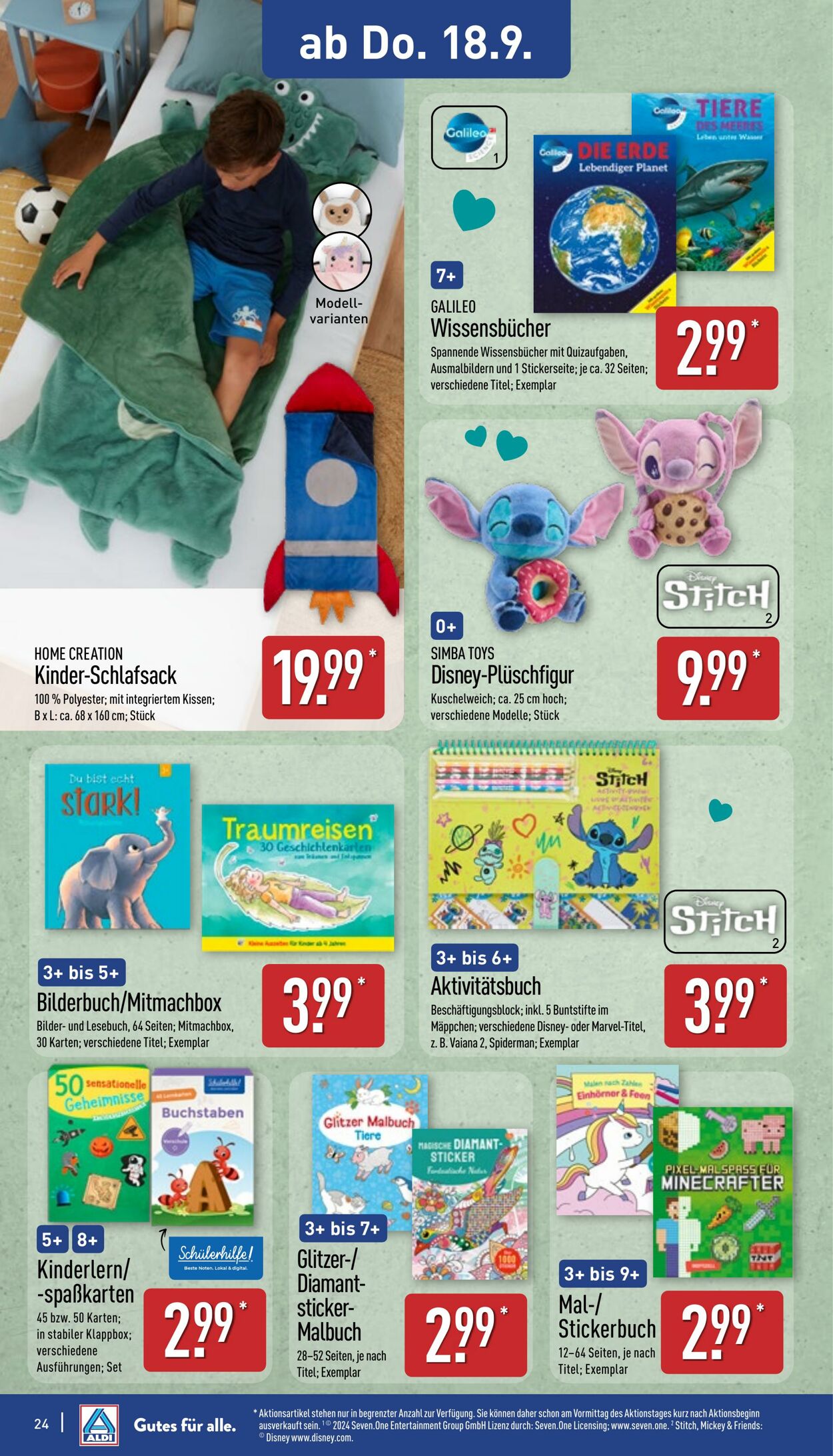 Prospekt Aldi-Nord 15.09.2025 - 20.09.2025