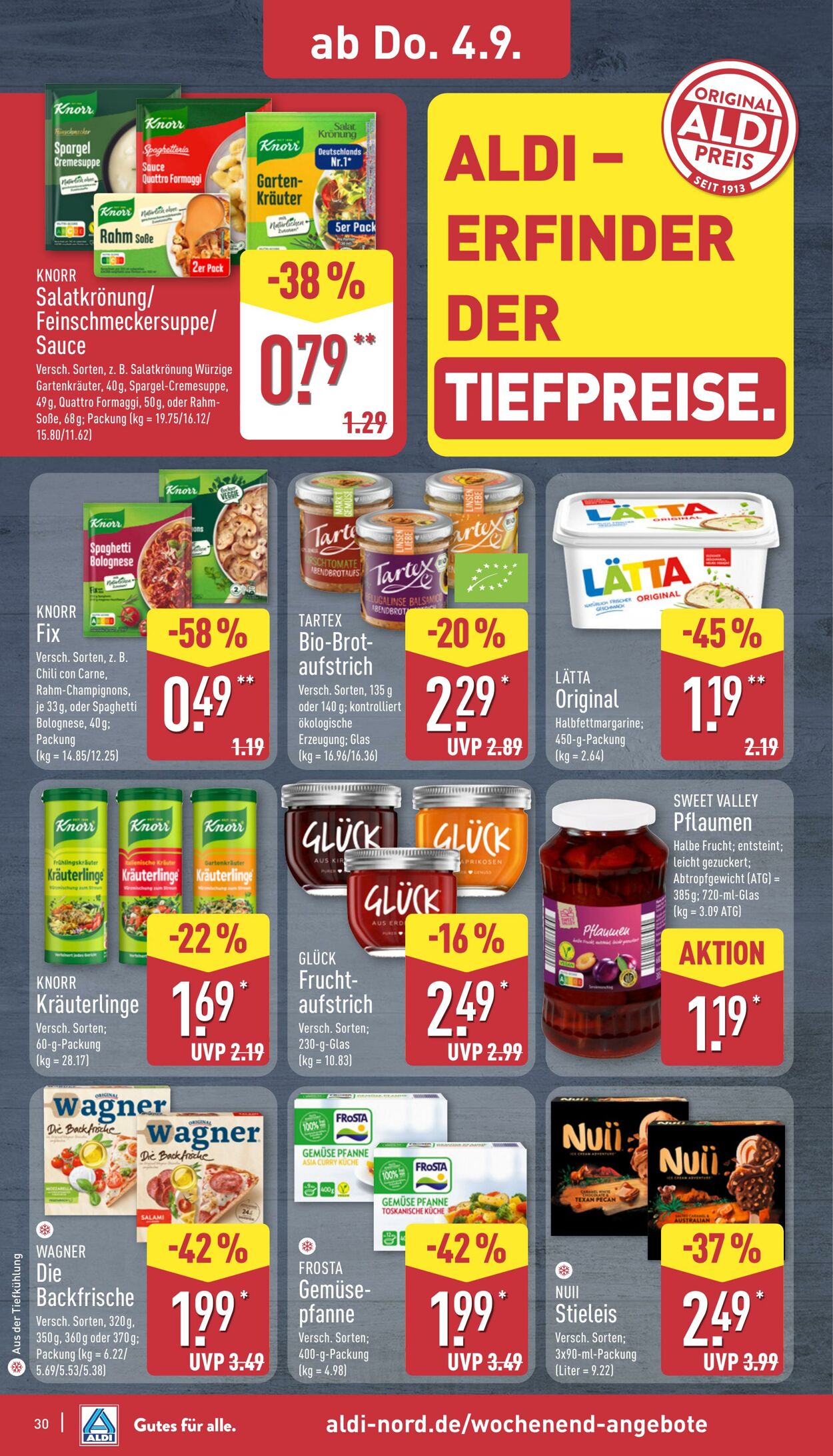 Prospekt Aldi-Nord 25.08.2025 - 30.08.2025