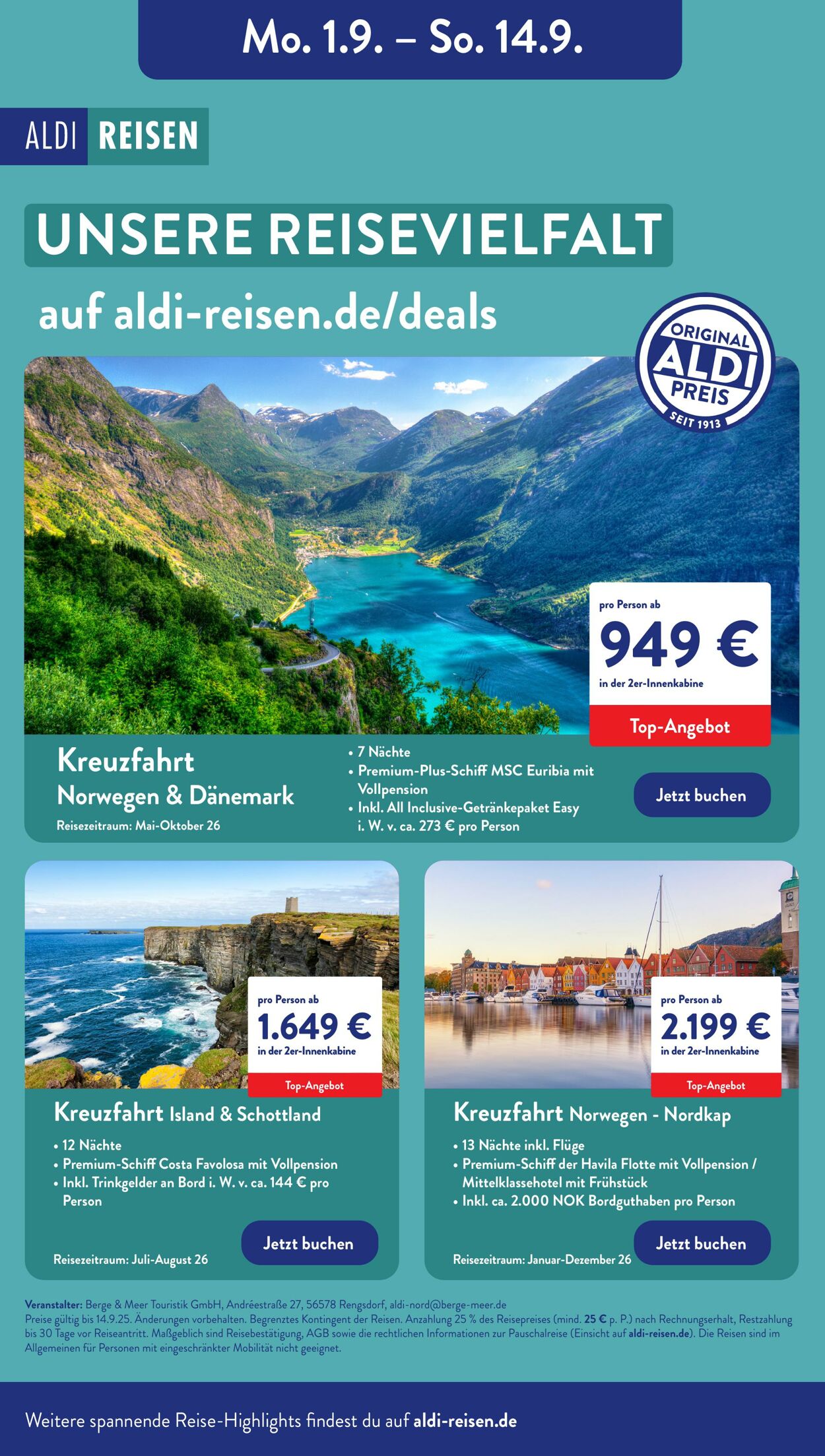Prospekt Aldi-Nord 25.08.2025 - 30.08.2025