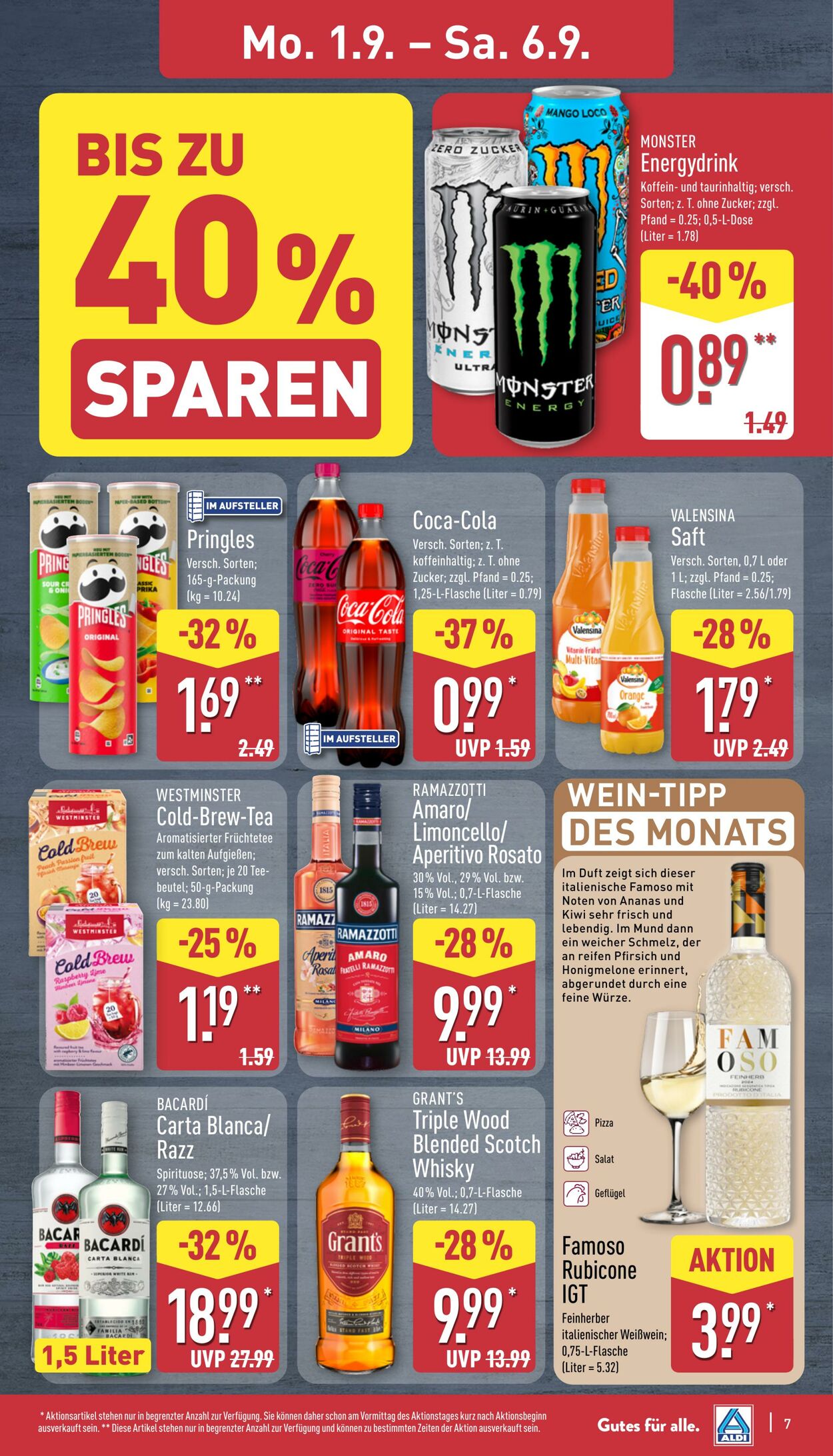 Prospekt Aldi-Nord 25.08.2025 - 30.08.2025