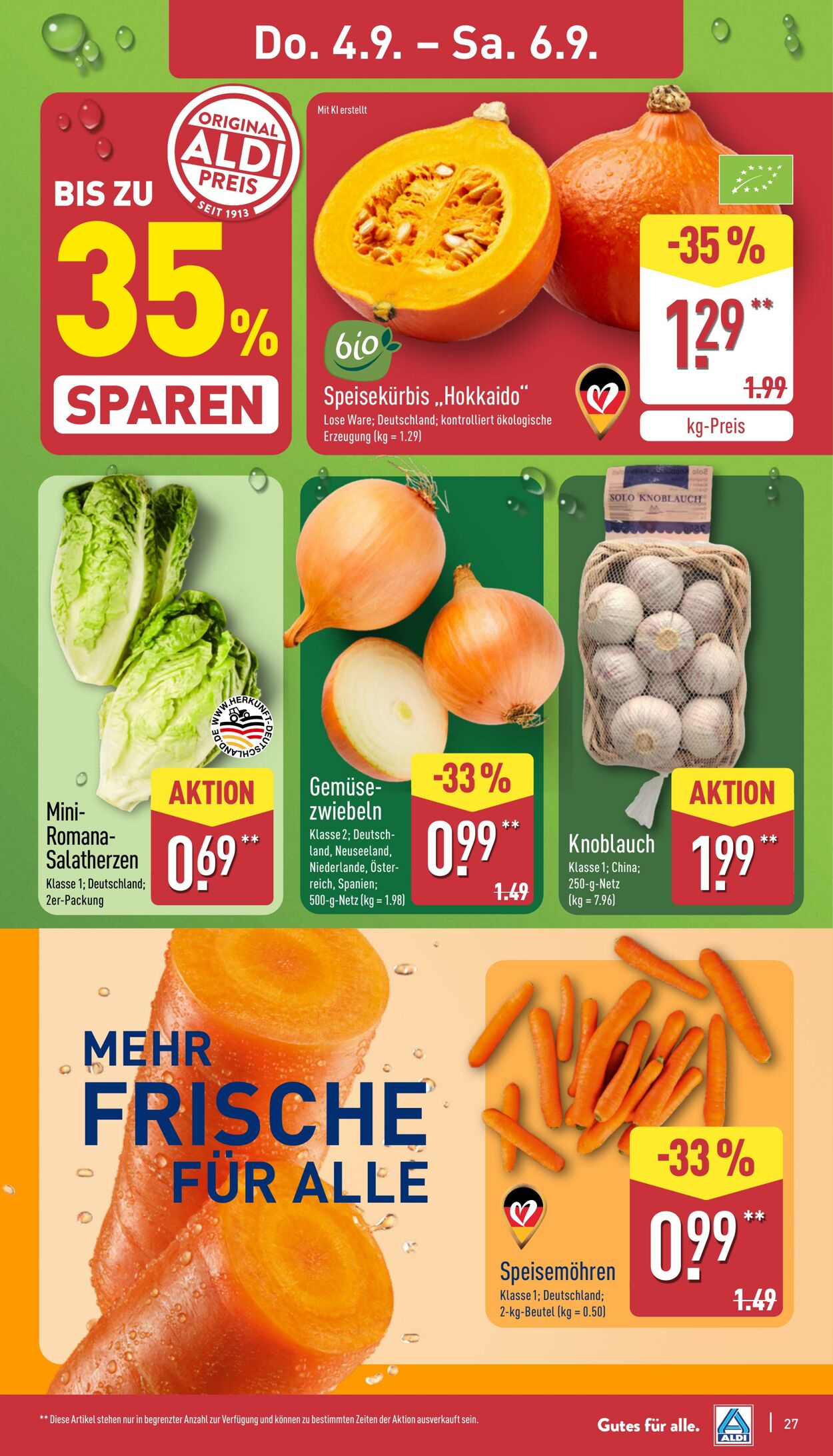 Prospekt Aldi-Nord 25.08.2025 - 30.08.2025