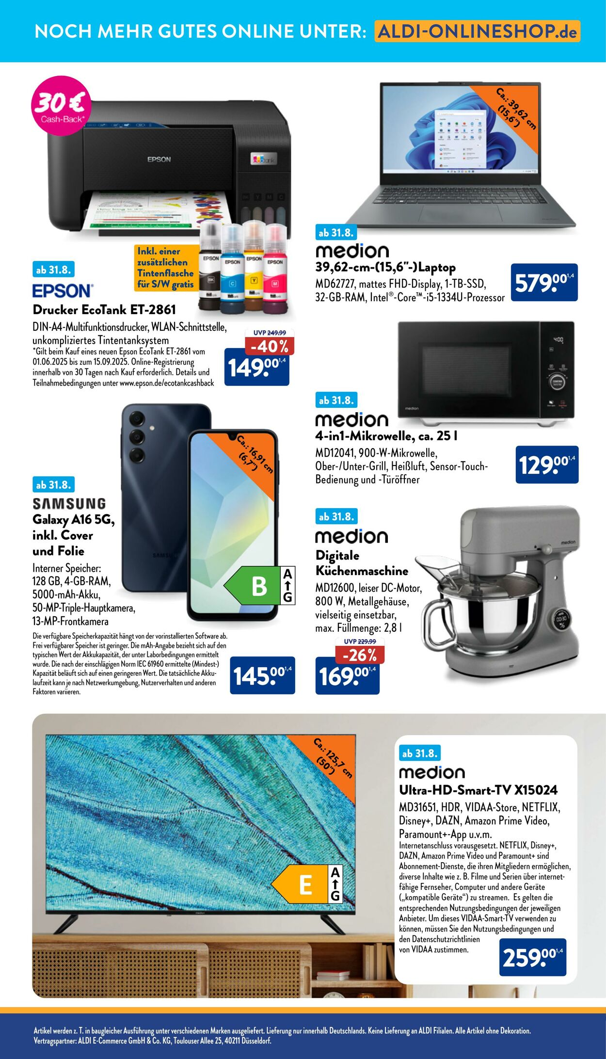 Prospekt Aldi-Nord 25.08.2025 - 30.08.2025