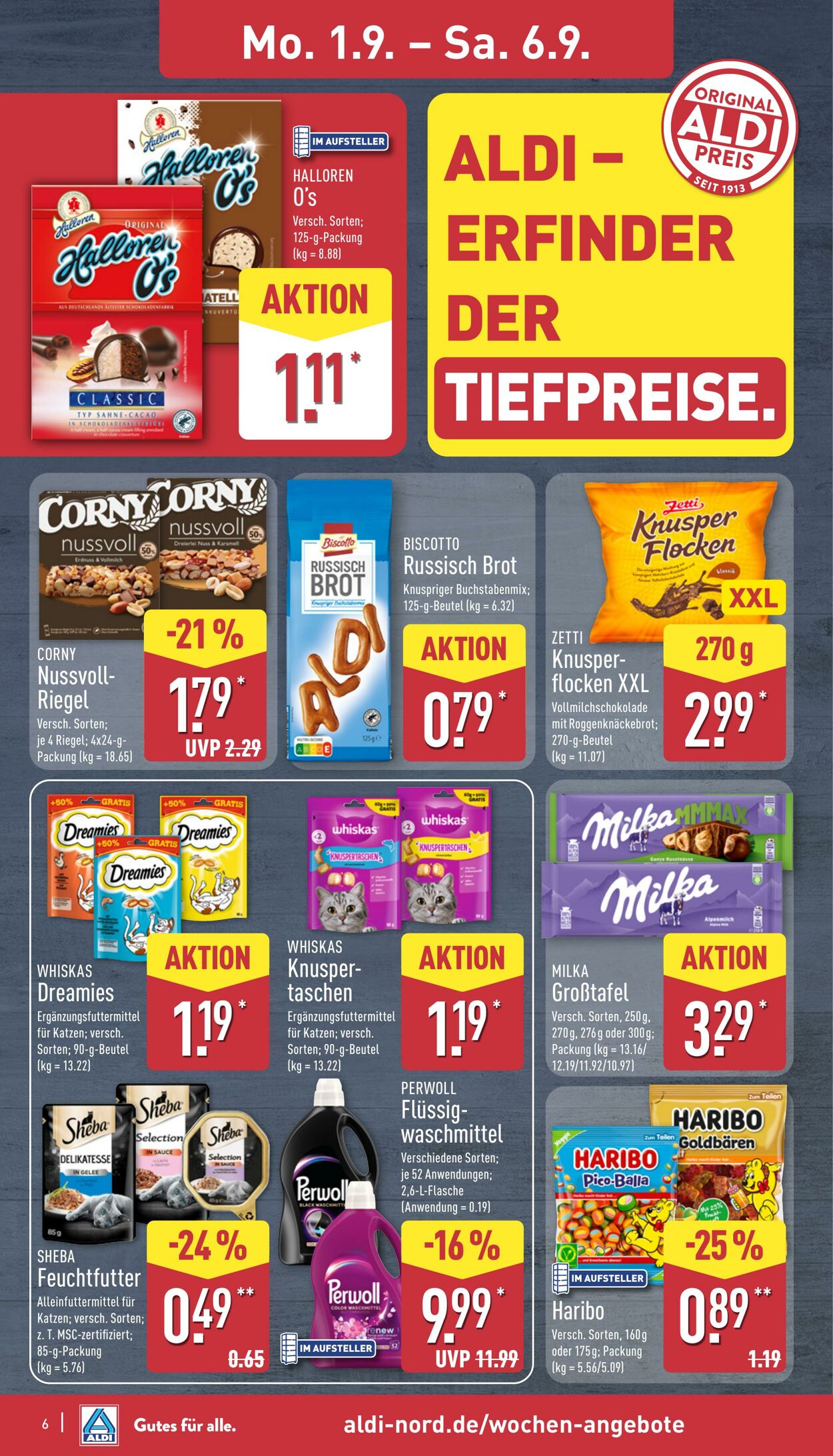 Prospekt Aldi-Nord 25.08.2025 - 30.08.2025