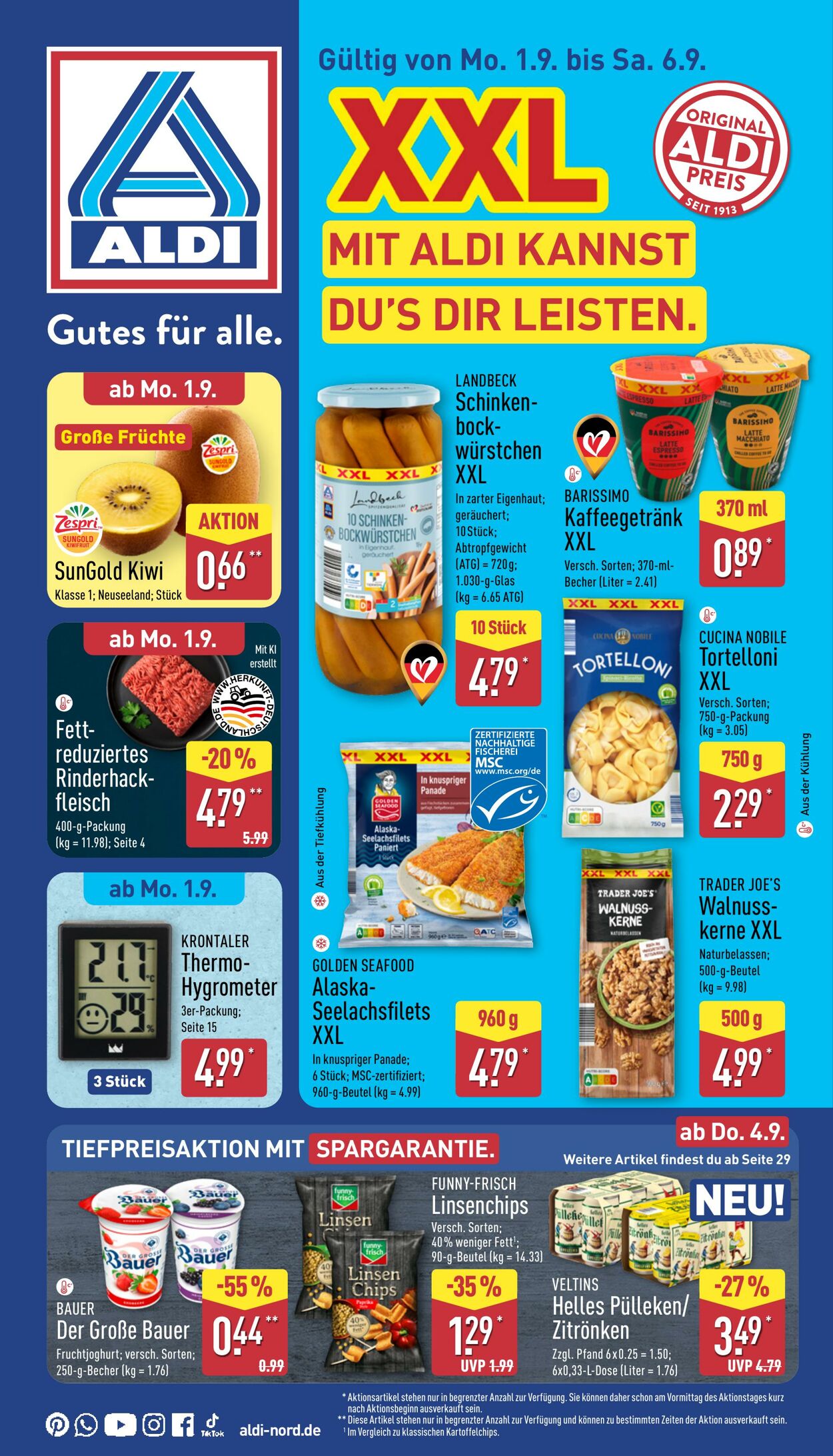 Prospekt Aldi-Nord 25.08.2025 - 30.08.2025