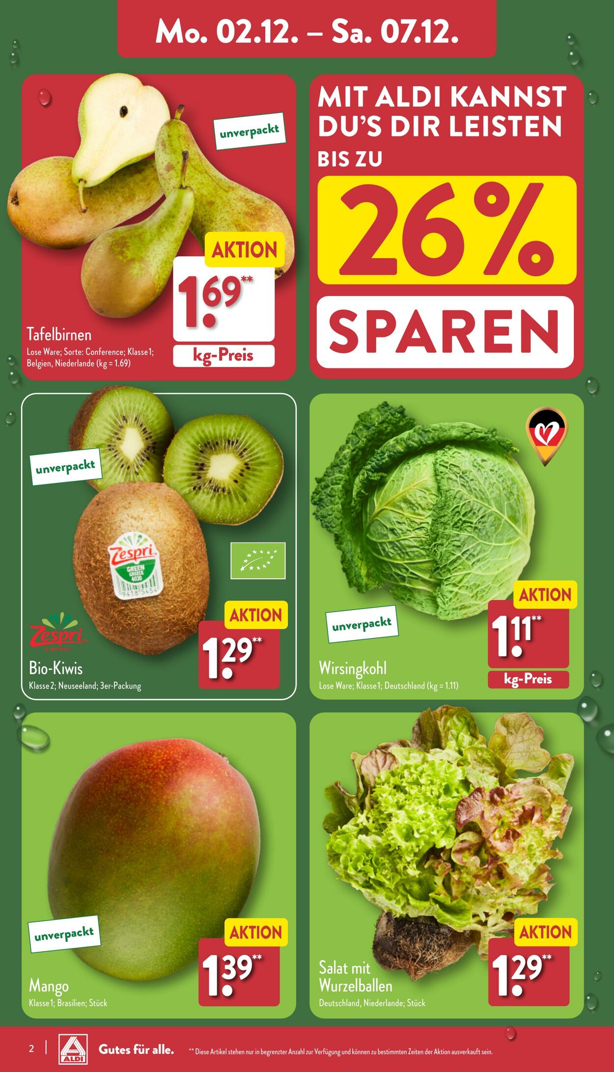 Prospekt Aldi-Nord 25.11.2024 - 30.11.2024