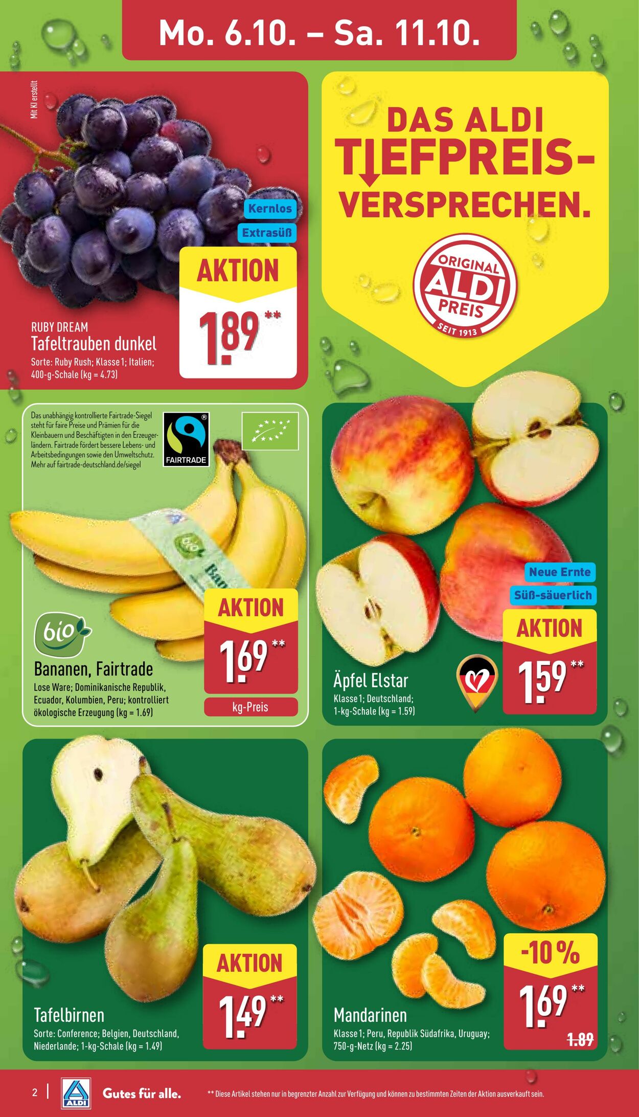 Prospekt Aldi-Nord 06.10.2025 - 11.10.2025