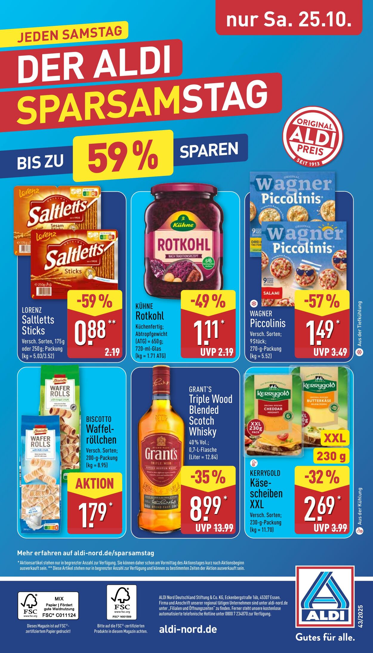 Prospekt Aldi-Nord 13.10.2025 - 18.10.2025