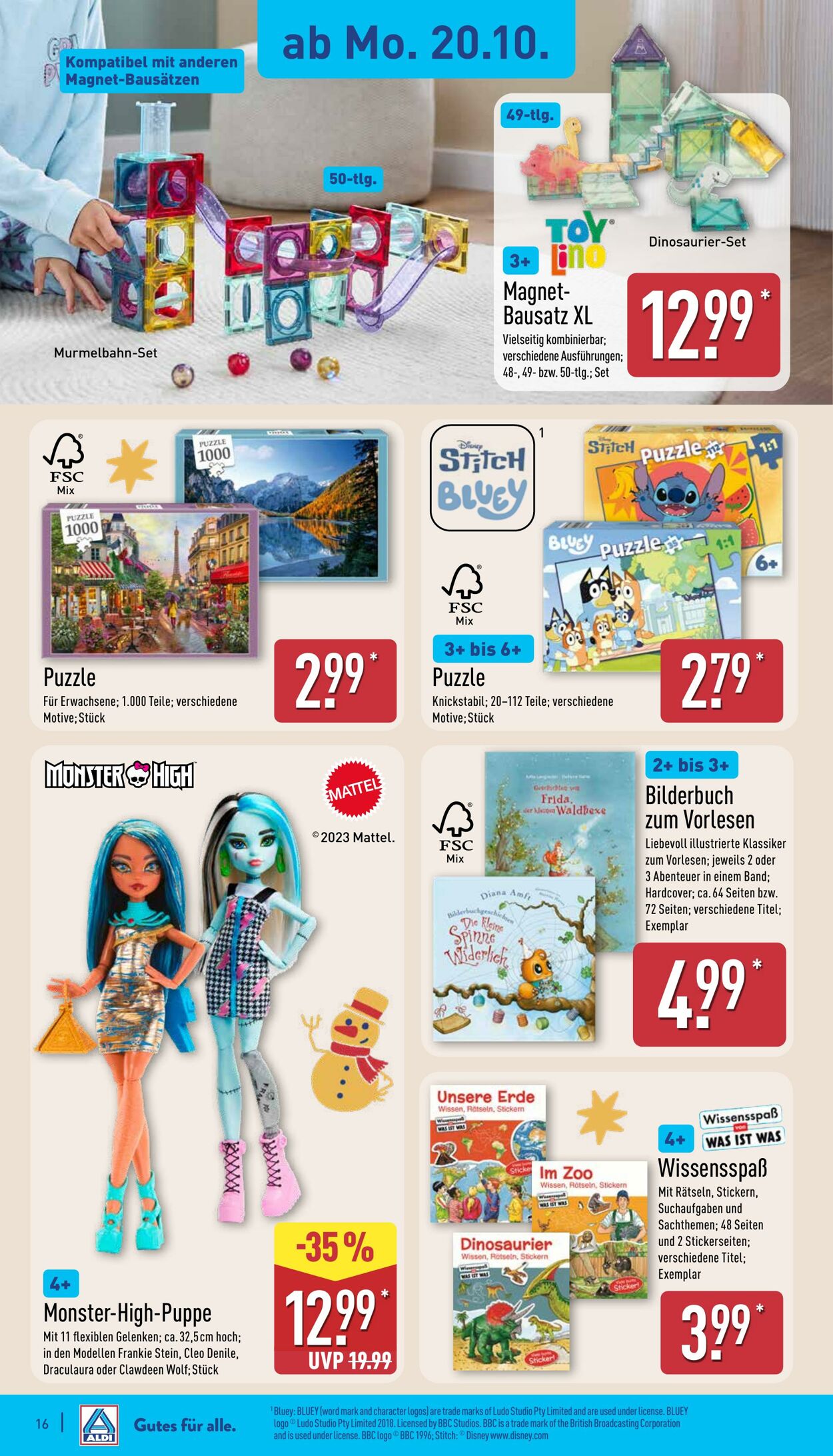 Prospekt Aldi-Nord 13.10.2025 - 18.10.2025