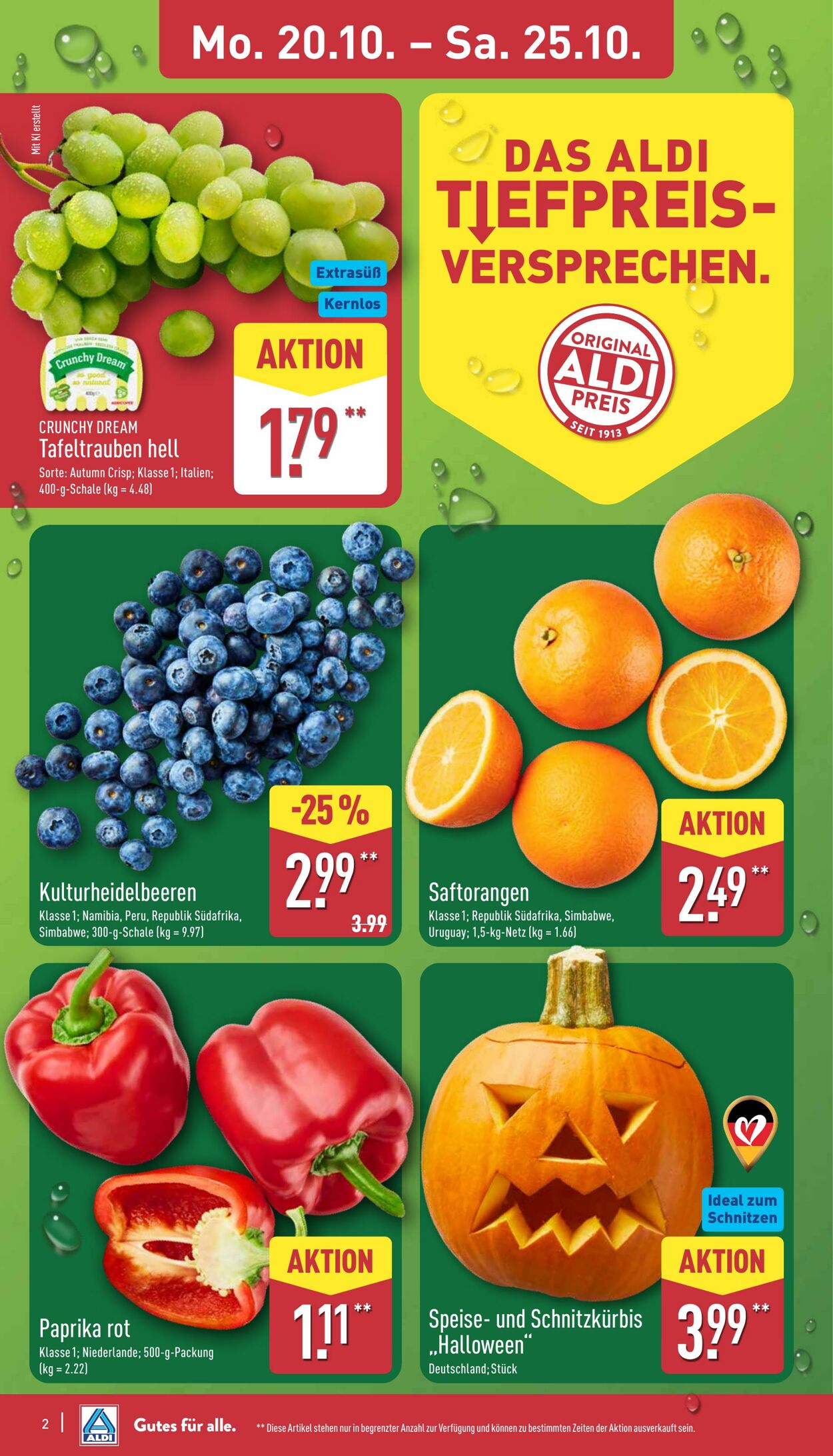 Prospekt Aldi-Nord 13.10.2025 - 18.10.2025