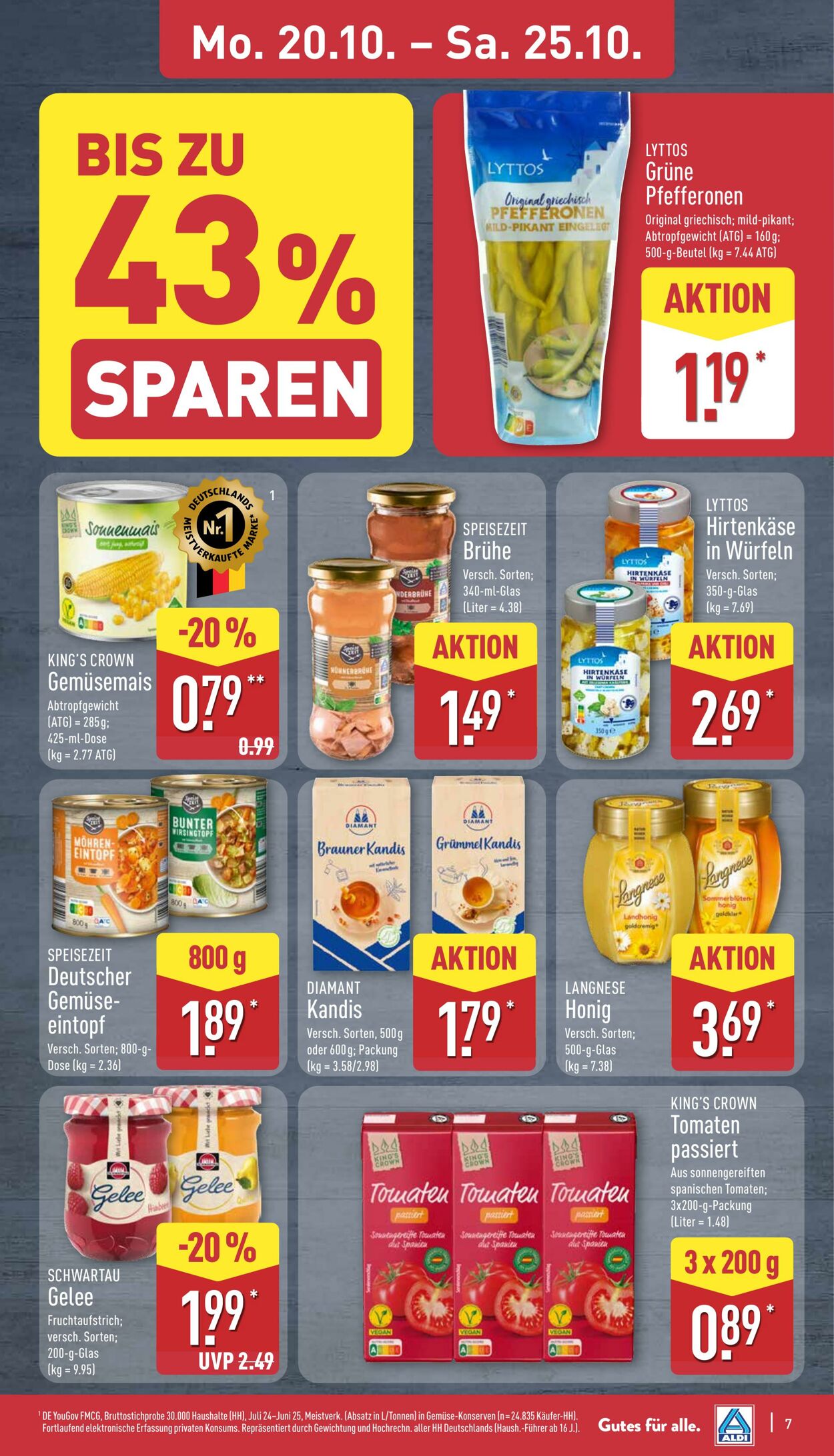 Prospekt Aldi-Nord 13.10.2025 - 18.10.2025