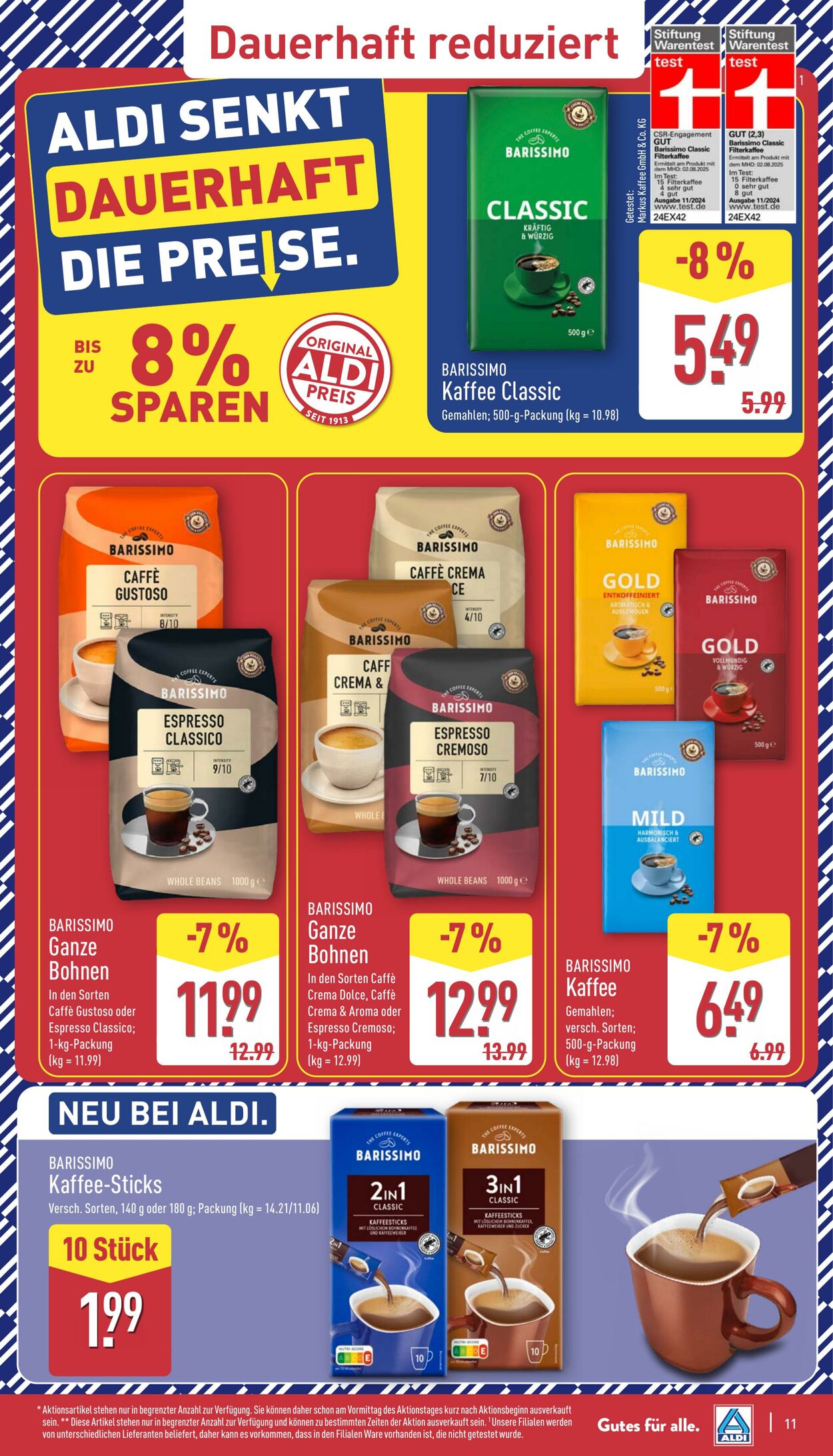 Prospekt Aldi-Nord 10.11.2025 - 15.11.2025