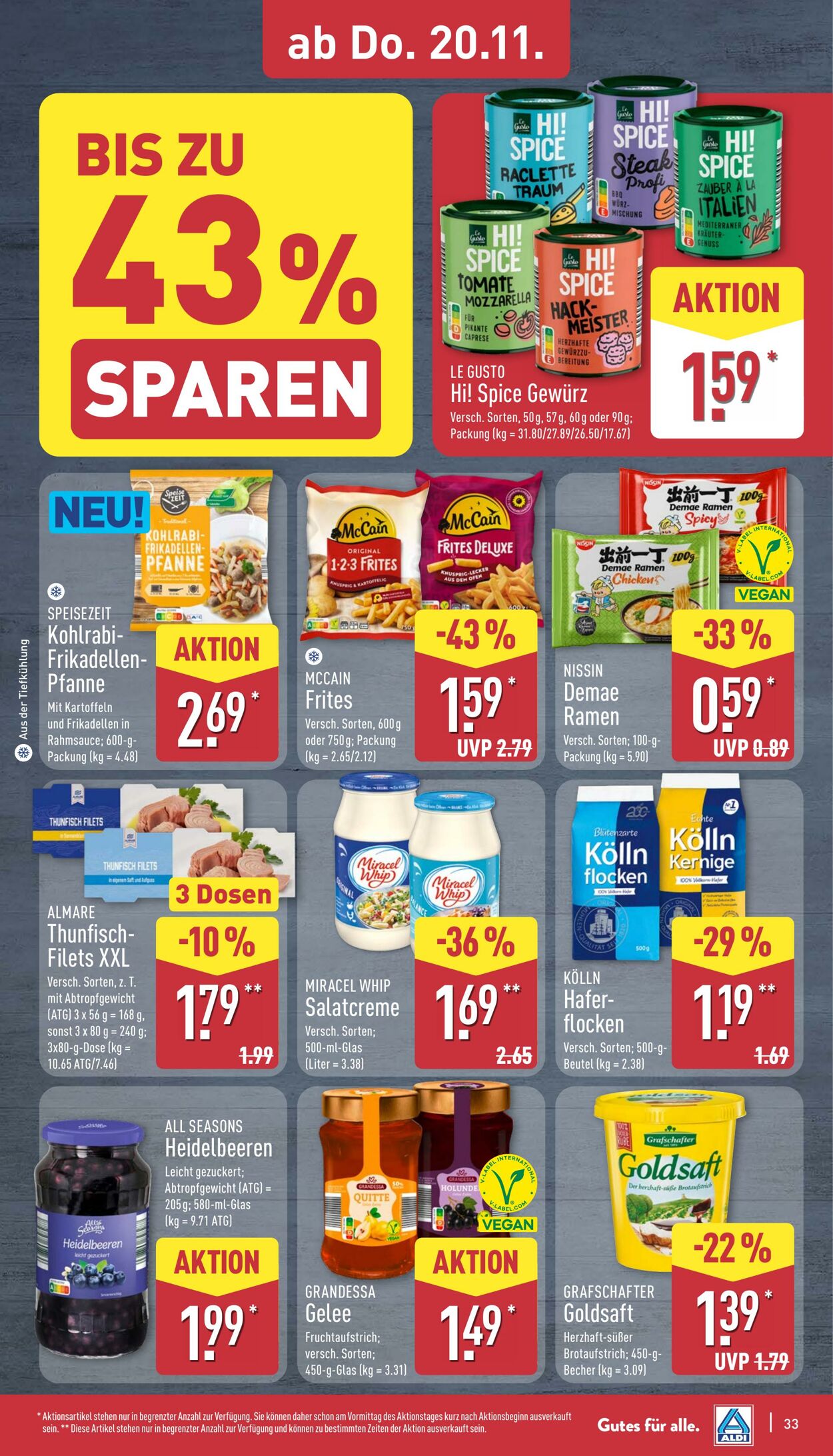 Prospekt Aldi-Nord 10.11.2025 - 15.11.2025