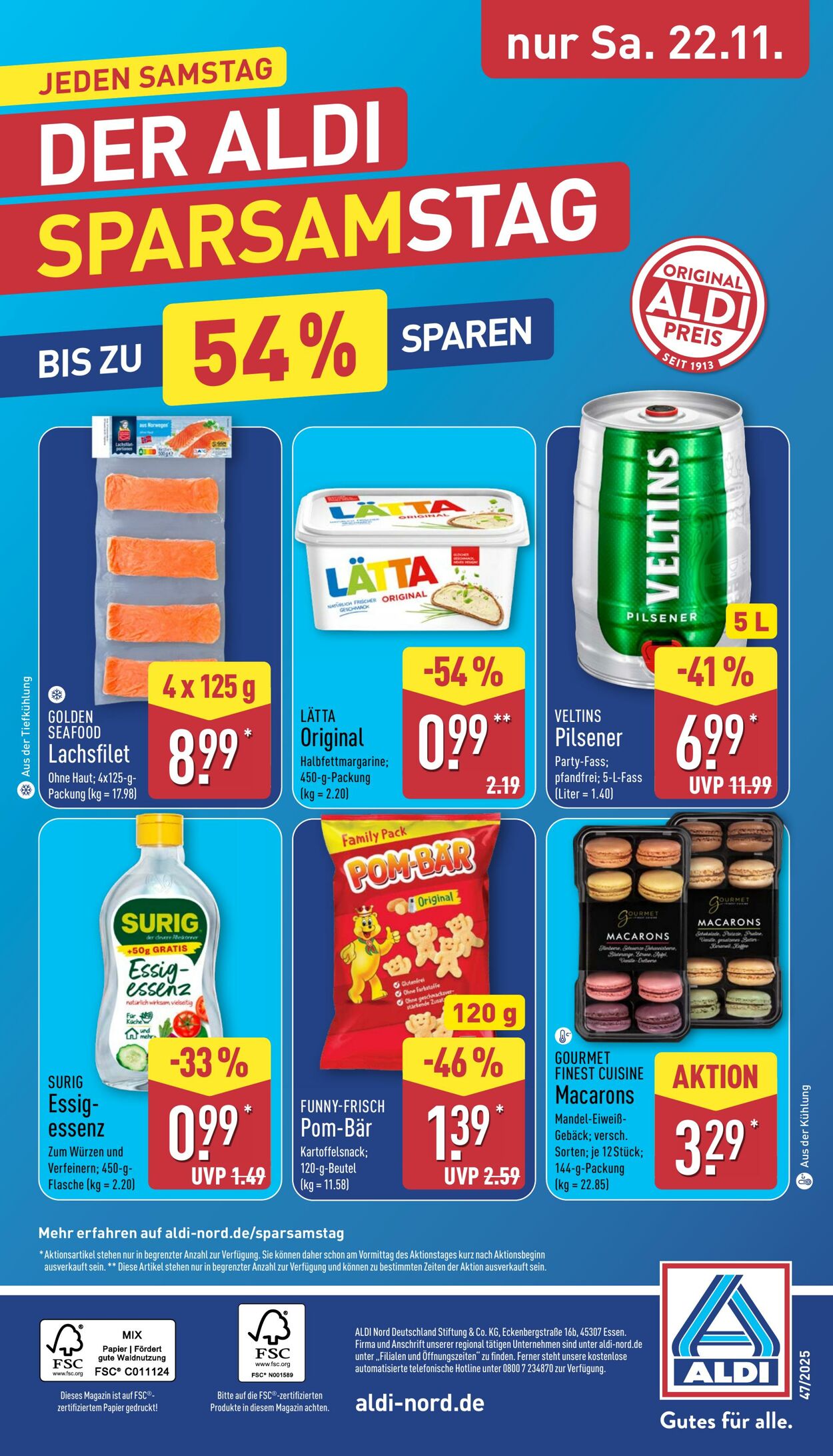 Prospekt Aldi-Nord 10.11.2025 - 15.11.2025