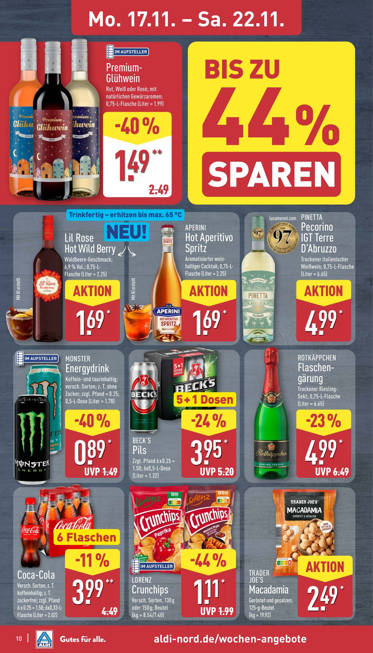 Prospekt Aldi-Nord 10.11.2025 - 15.11.2025