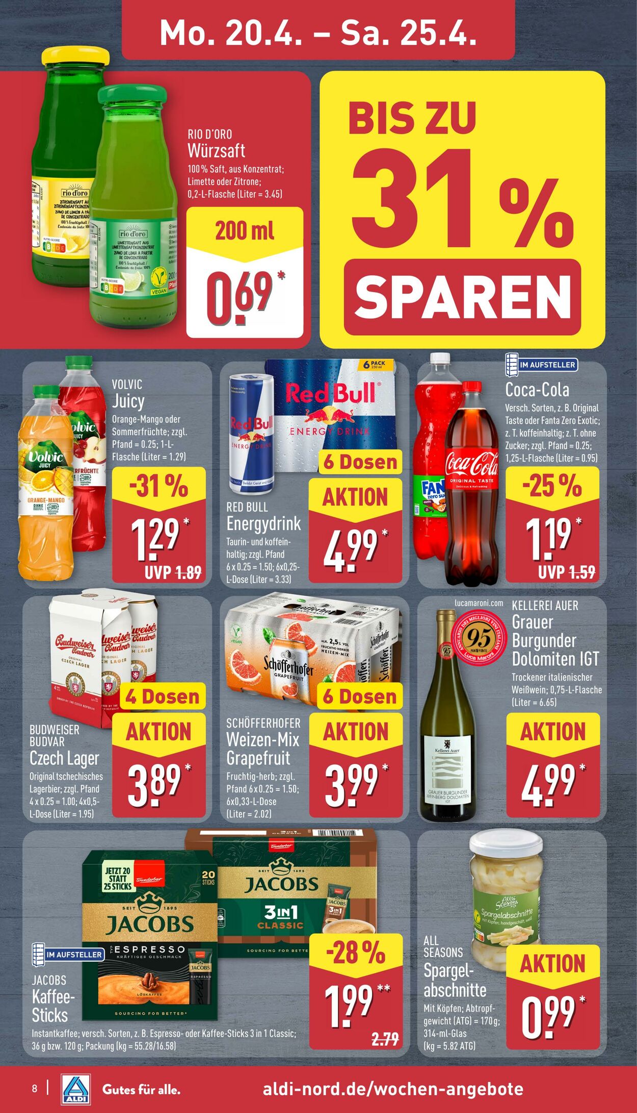Prospekt Aldi-Nord 13.04.2026 - 18.04.2026