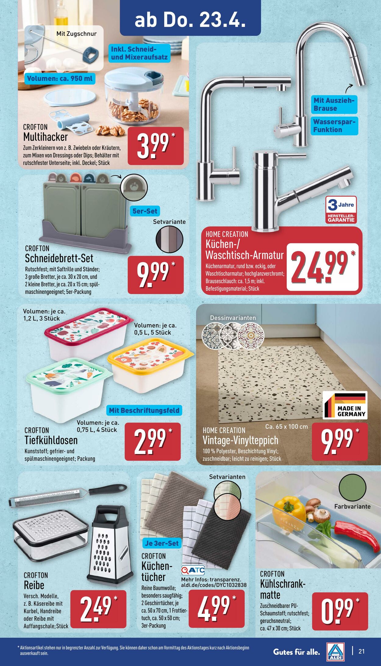 Prospekt Aldi-Nord 13.04.2026 - 18.04.2026