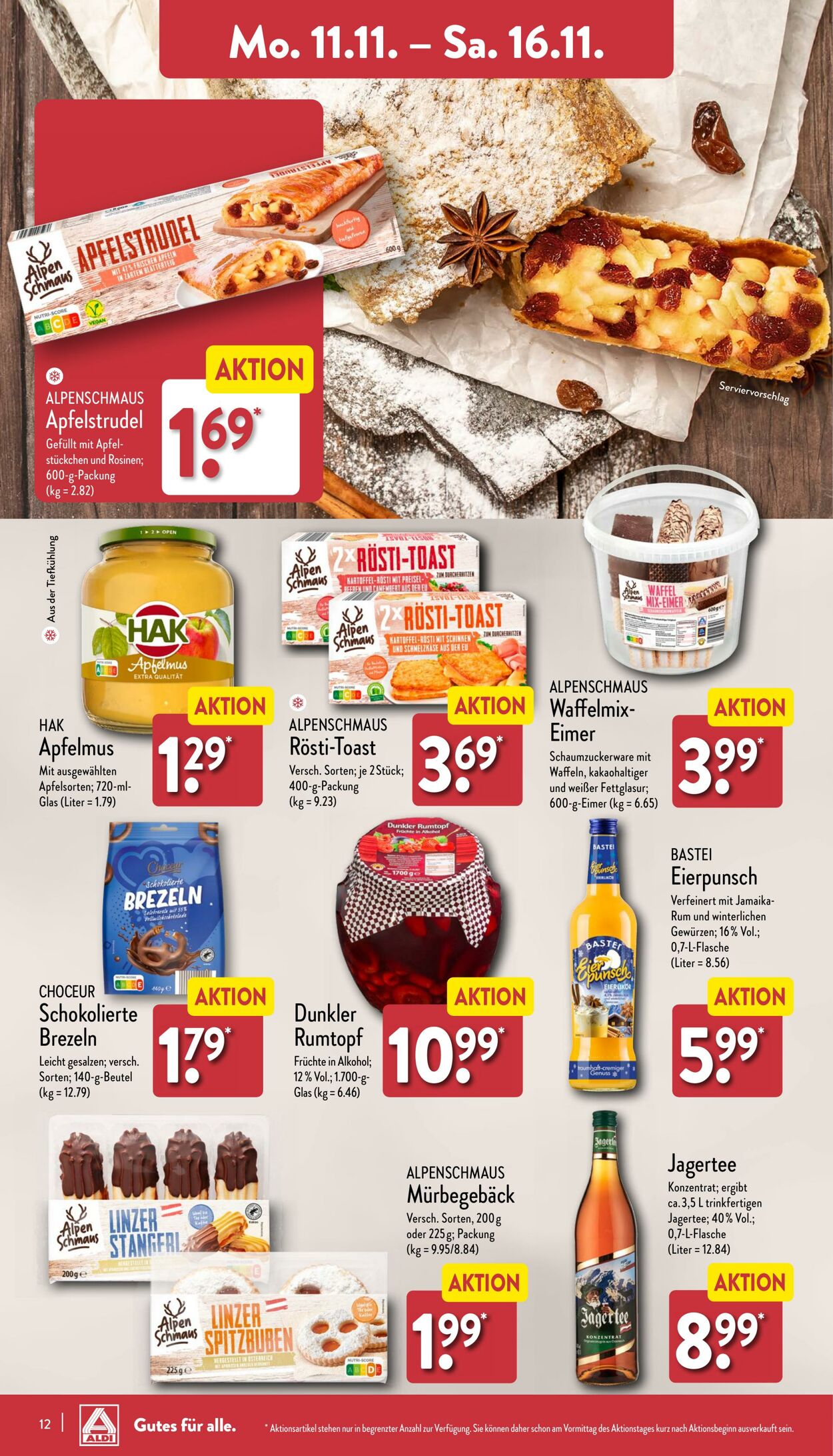 Prospekt Aldi-Nord 04.11.2024 - 09.11.2024